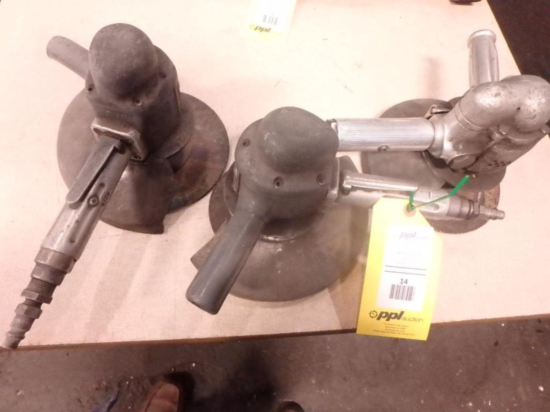 LOT: (3) Pneumatic Disc Grinders