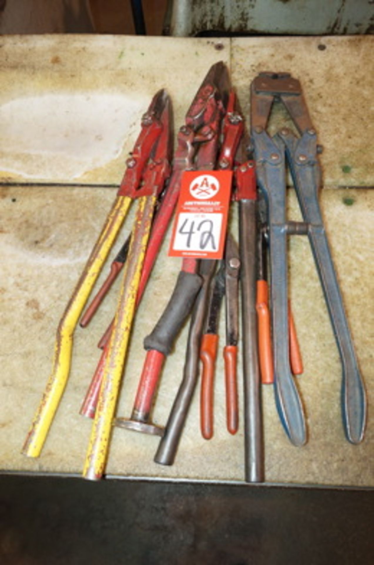 Lot of 8 Bolt Cutters