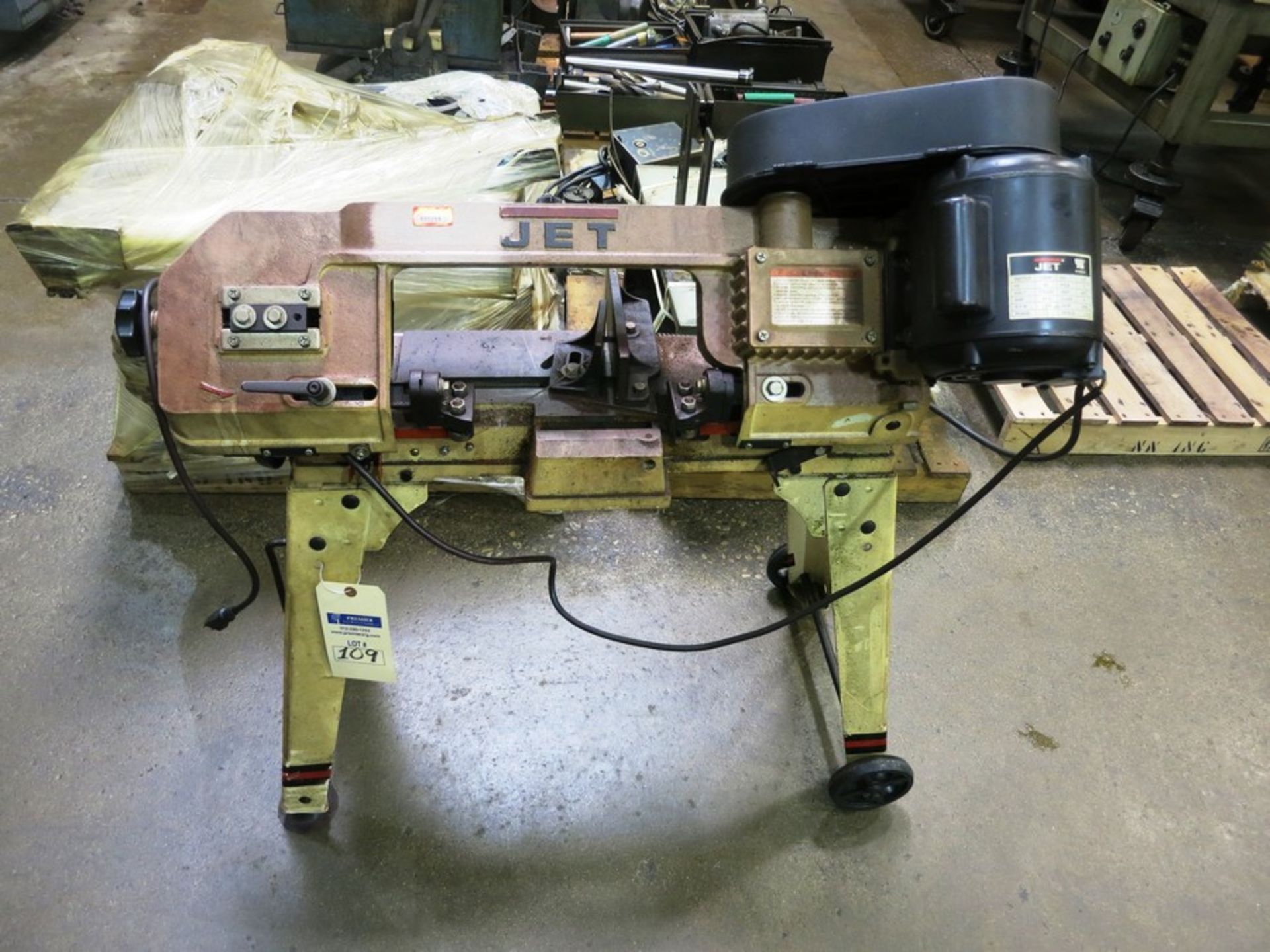 JET HORIZONTAL BAND SAW, S/N 050617446