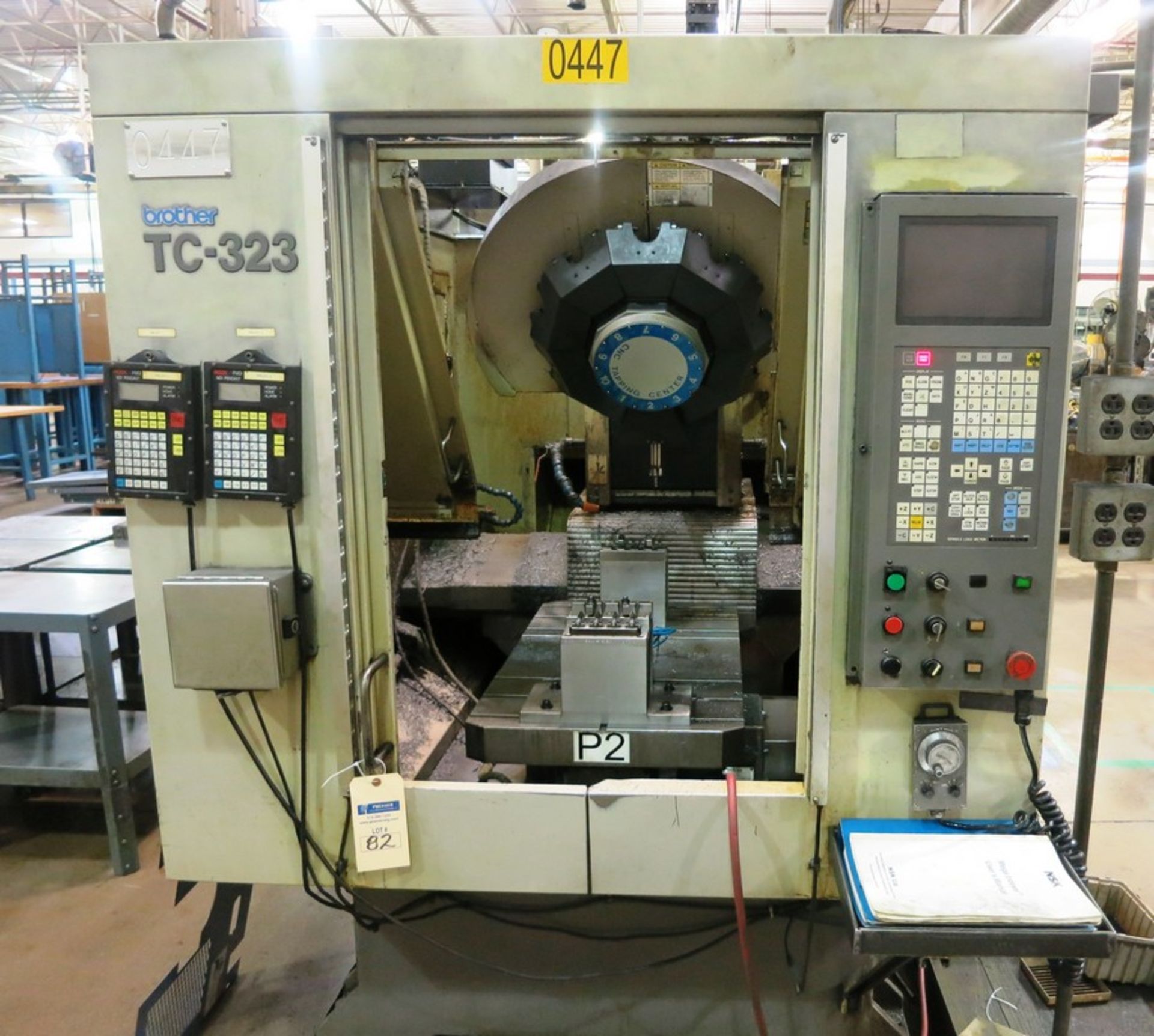 BROTHER TC-323 CNC DRILL AND TAP CENTER, S/N 111325