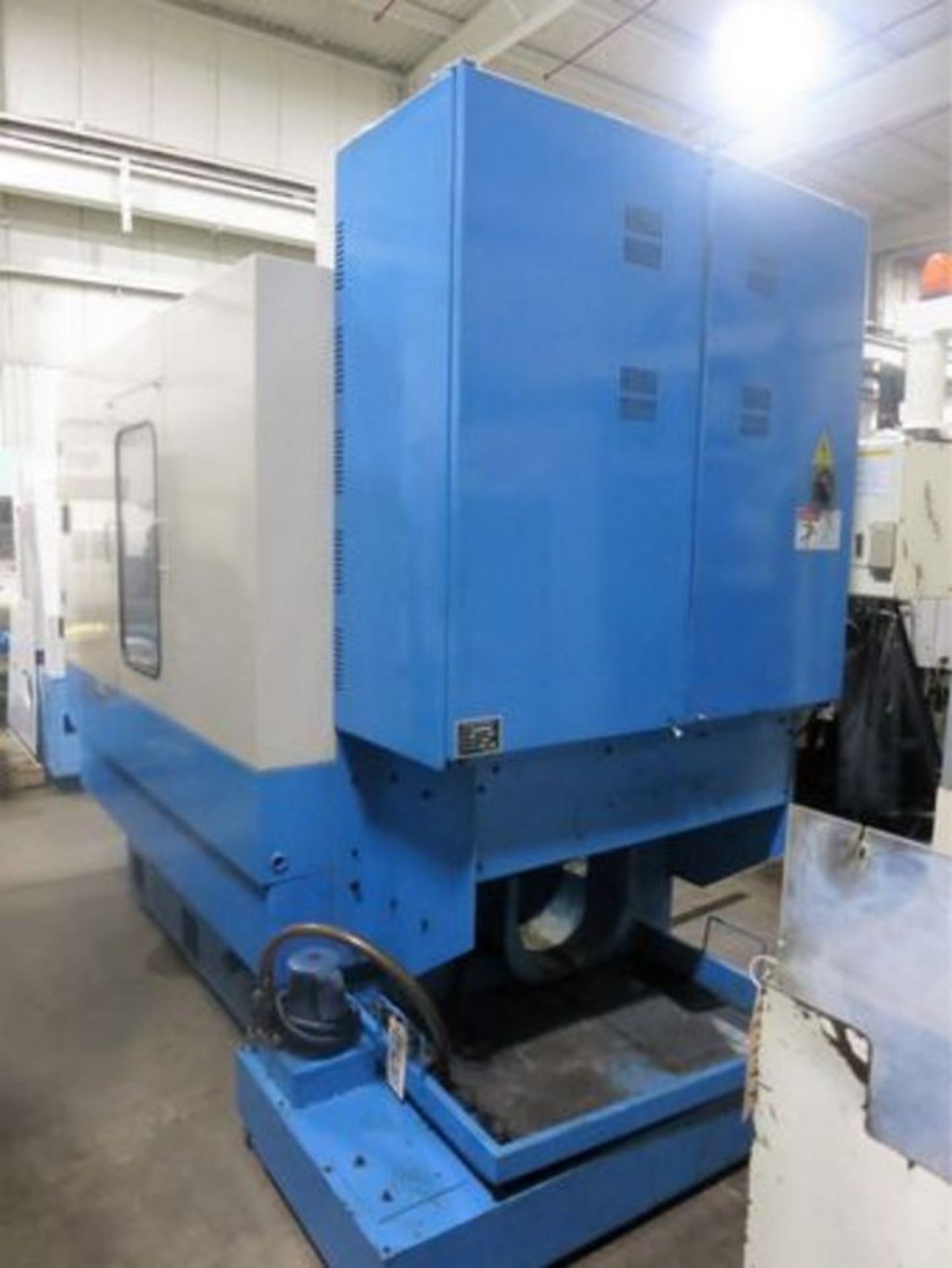 HYUNDAI MODEL SPTV30TD CNC TAPMILL CENTER WITH PALLET CHANGER, S/N 73H8056, NEW 1999 Table size 35. - Image 7 of 10