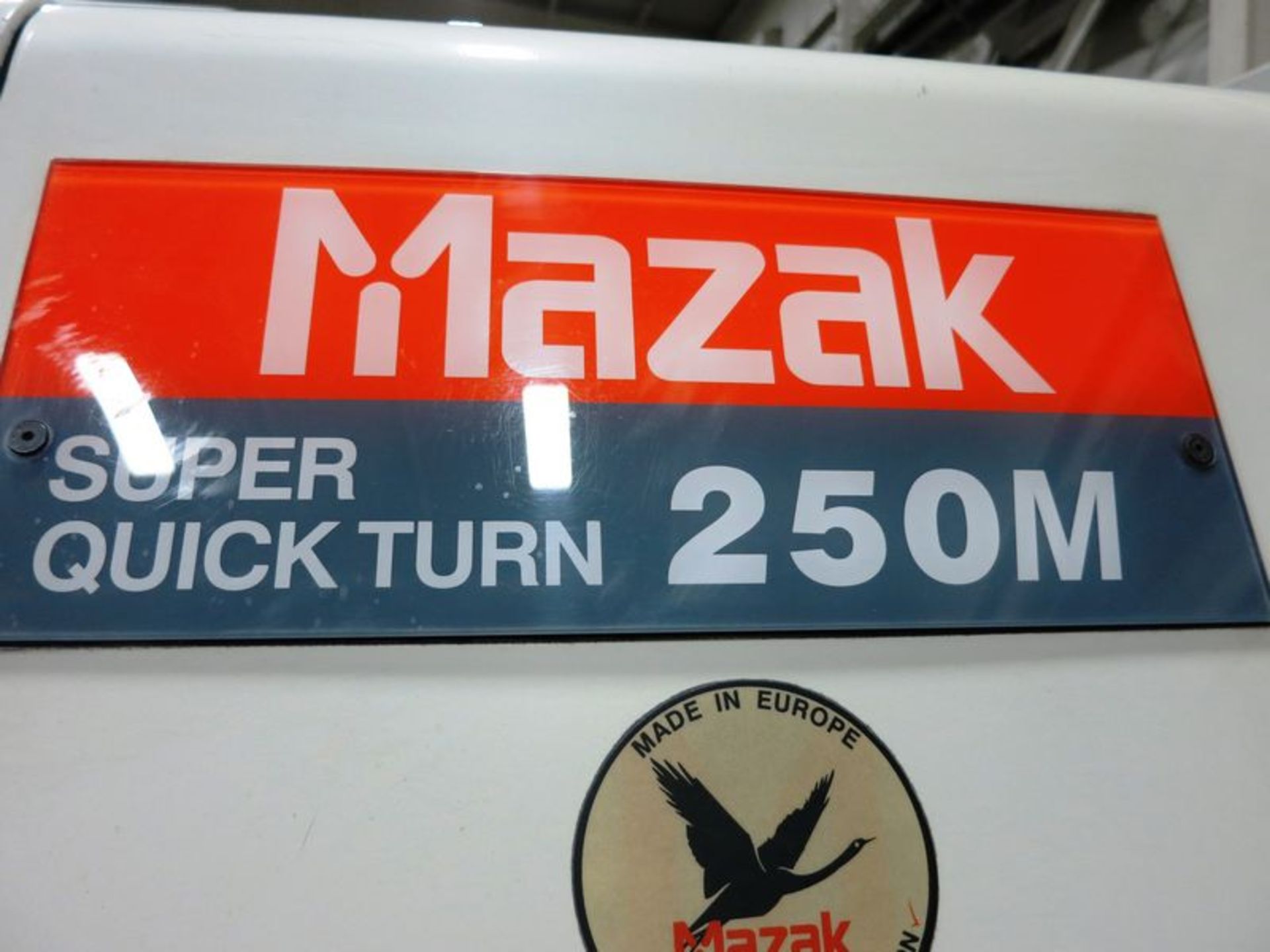 11.81"X39.6"MAZAK SQT 250M CNC 3-AXIS TURNING CENTER LATHE WITH LIVE TOOLING, S/N 165223, NEW 2003 - Image 12 of 16