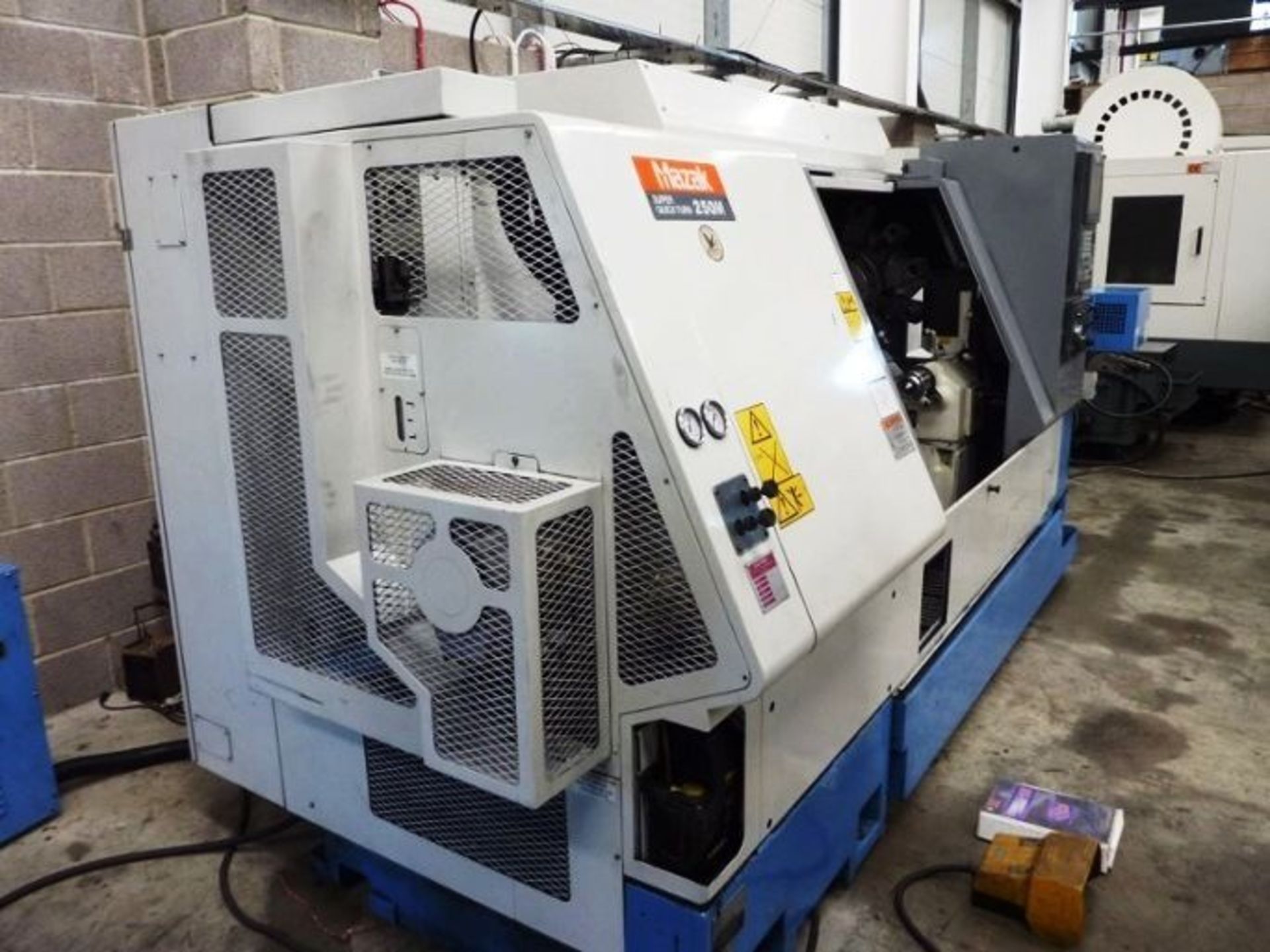 11.81"X39.6"MAZAK SQT 250M CNC 3-AXIS TURNING CENTER LATHE WITH LIVE TOOLING, S/N 165223, NEW 2003 - Image 9 of 16
