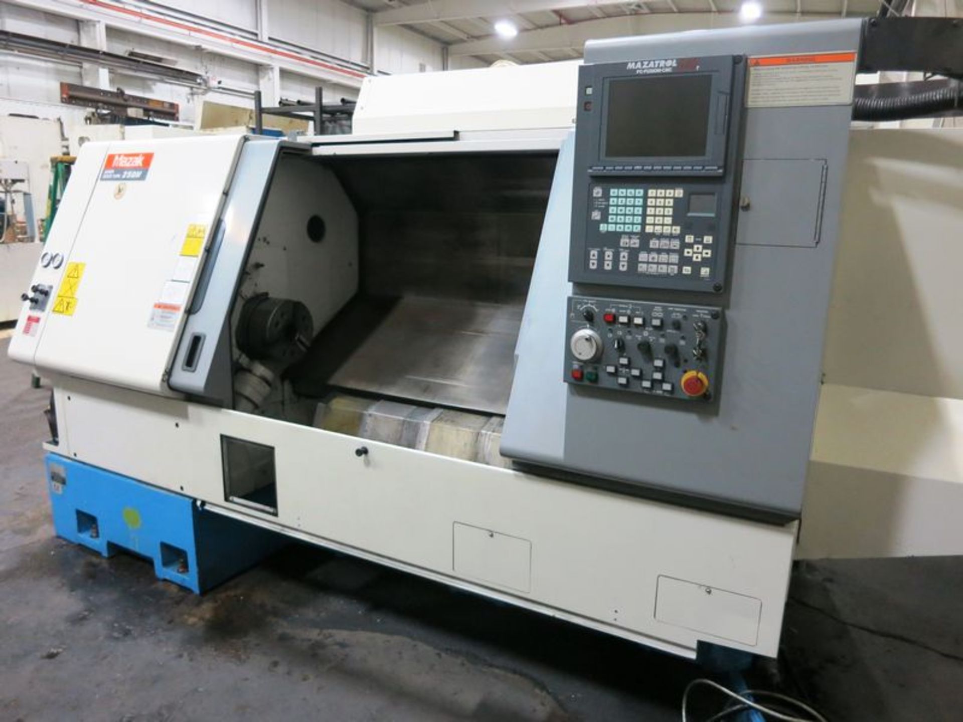 11.81"X39.6"MAZAK SQT 250M CNC 3-AXIS TURNING CENTER LATHE WITH LIVE TOOLING, S/N 165223, NEW 2003 - Image 11 of 16