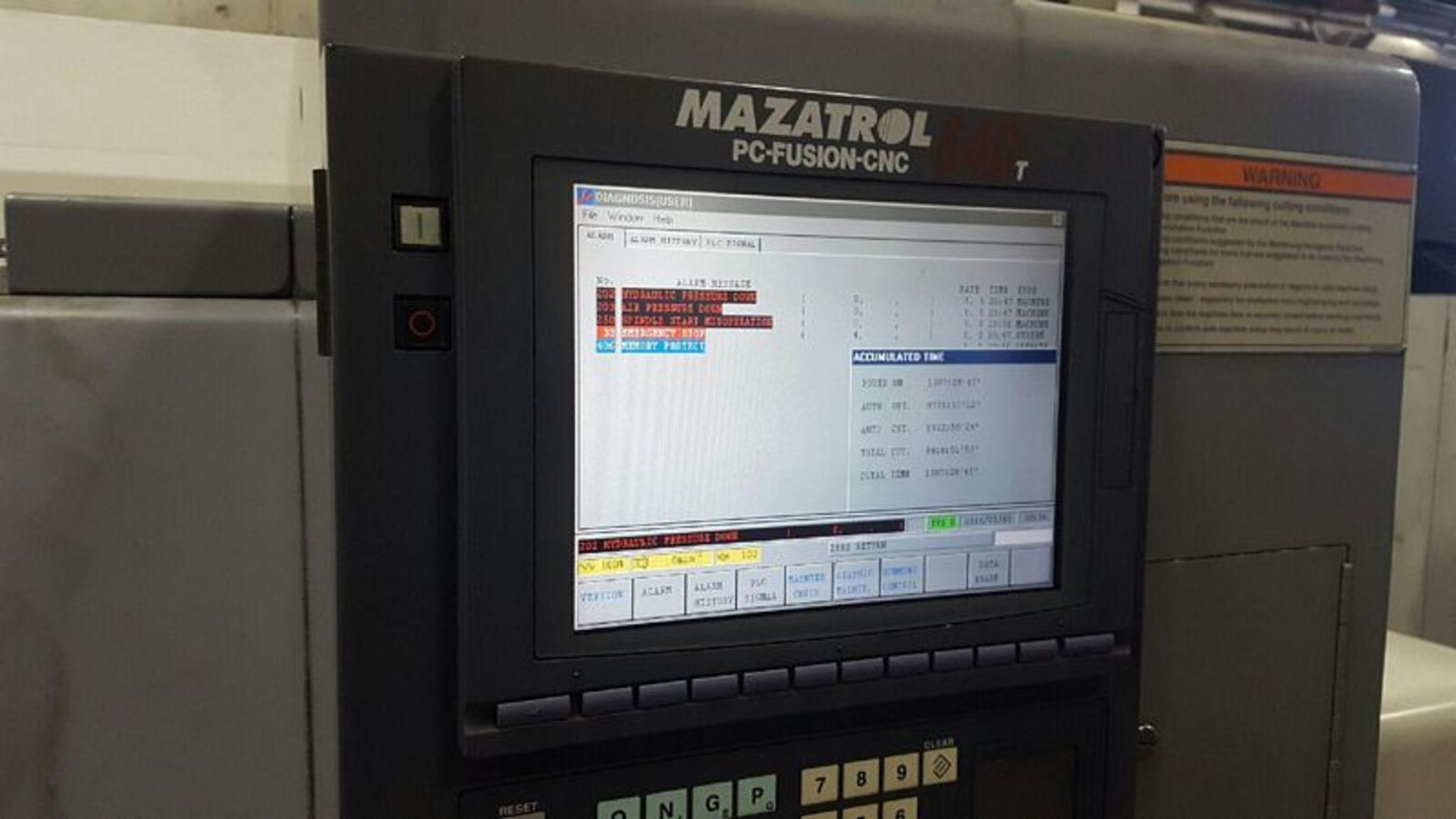 11.81"X39.6"MAZAK SQT 250M CNC 3-AXIS TURNING CENTER LATHE WITH LIVE TOOLING, S/N 165223, NEW 2003 - Image 16 of 16