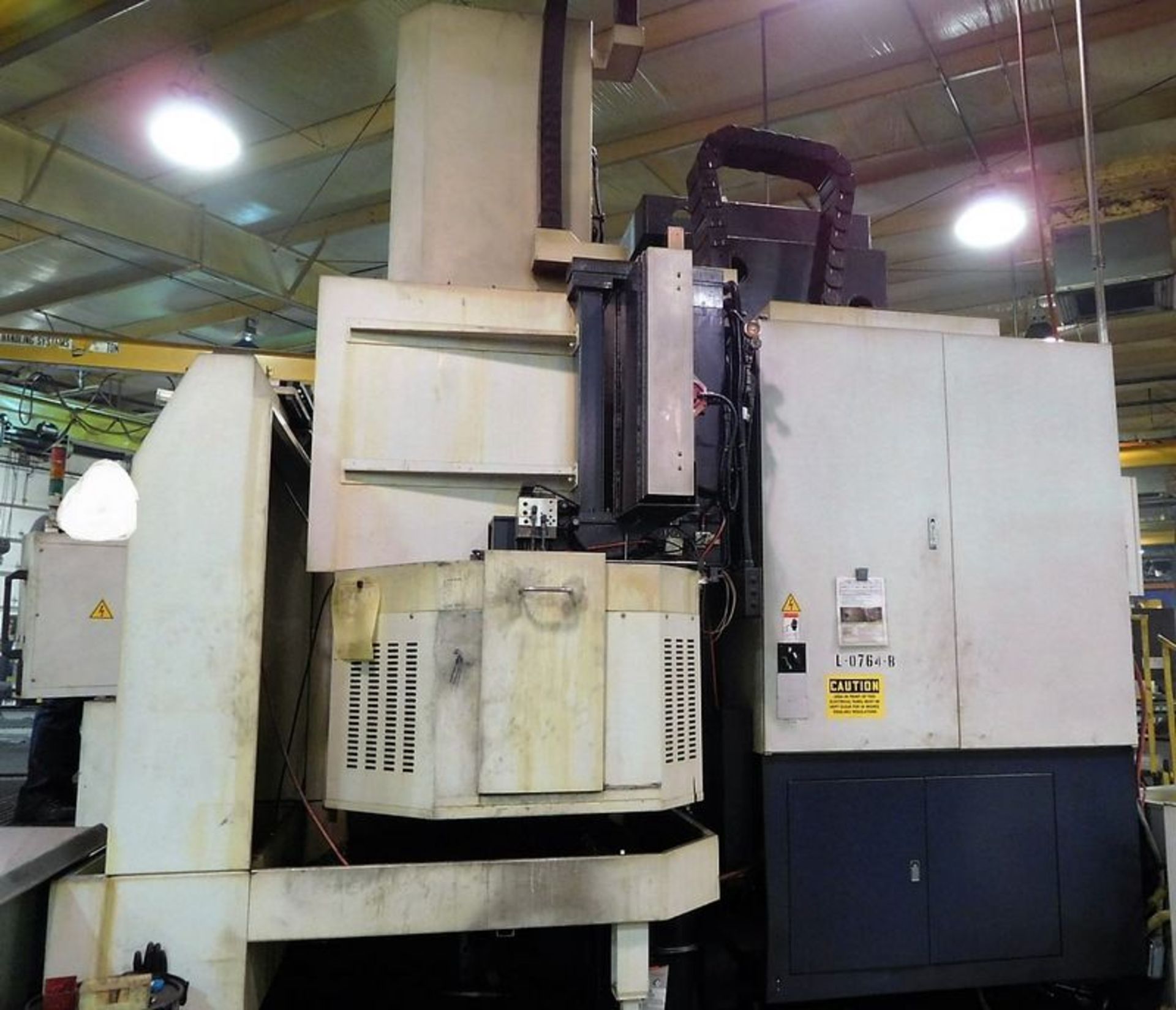 49" YOU JI MODEL YV-1200ATC+C CNC VERTICAL BORING MILL W/C-AXIS & TOOLING, NEW 2008 - Image 5 of 11