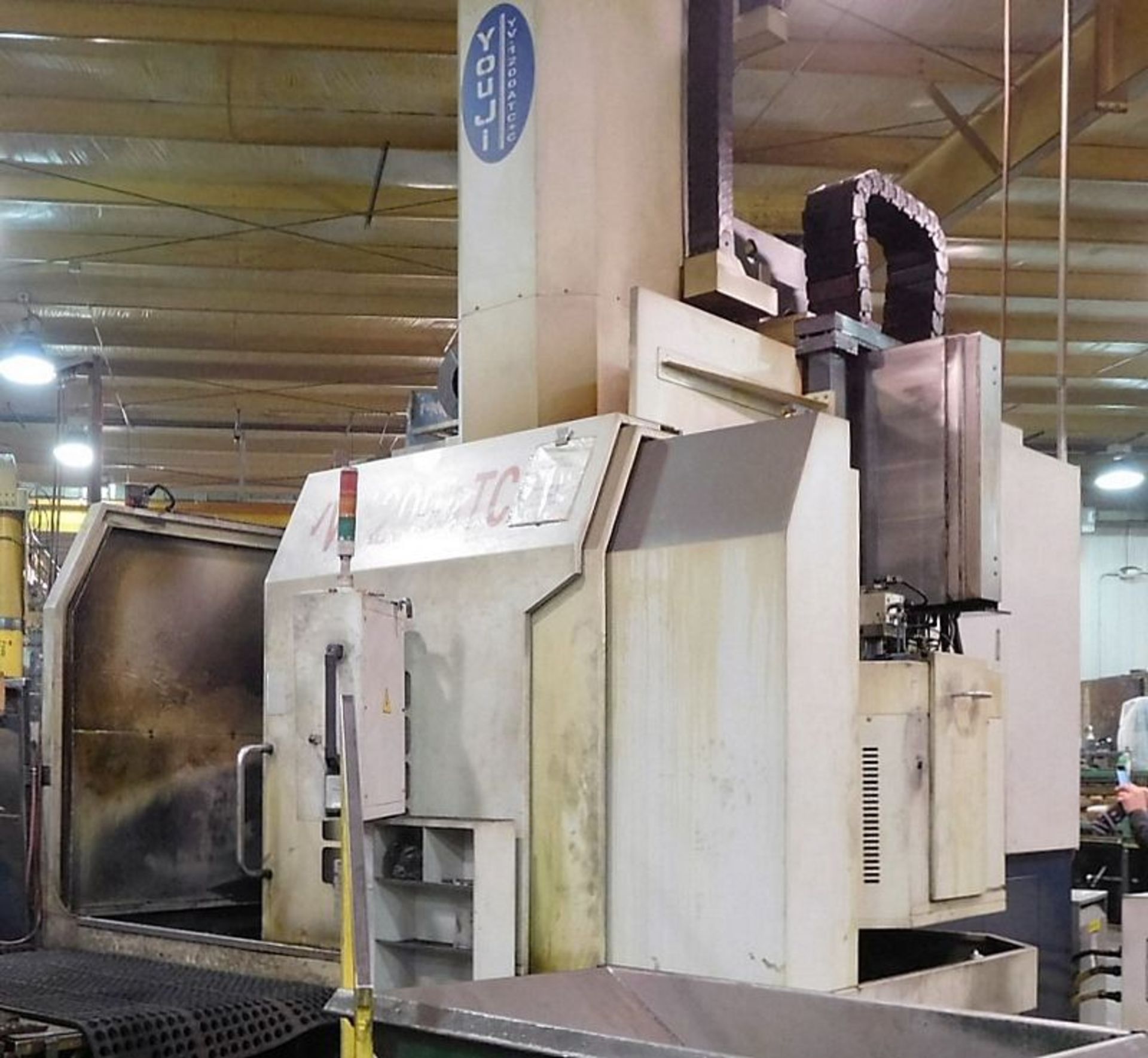 49" YOU JI MODEL YV-1200ATC+C CNC VERTICAL BORING MILL W/C-AXIS & TOOLING, NEW 2008