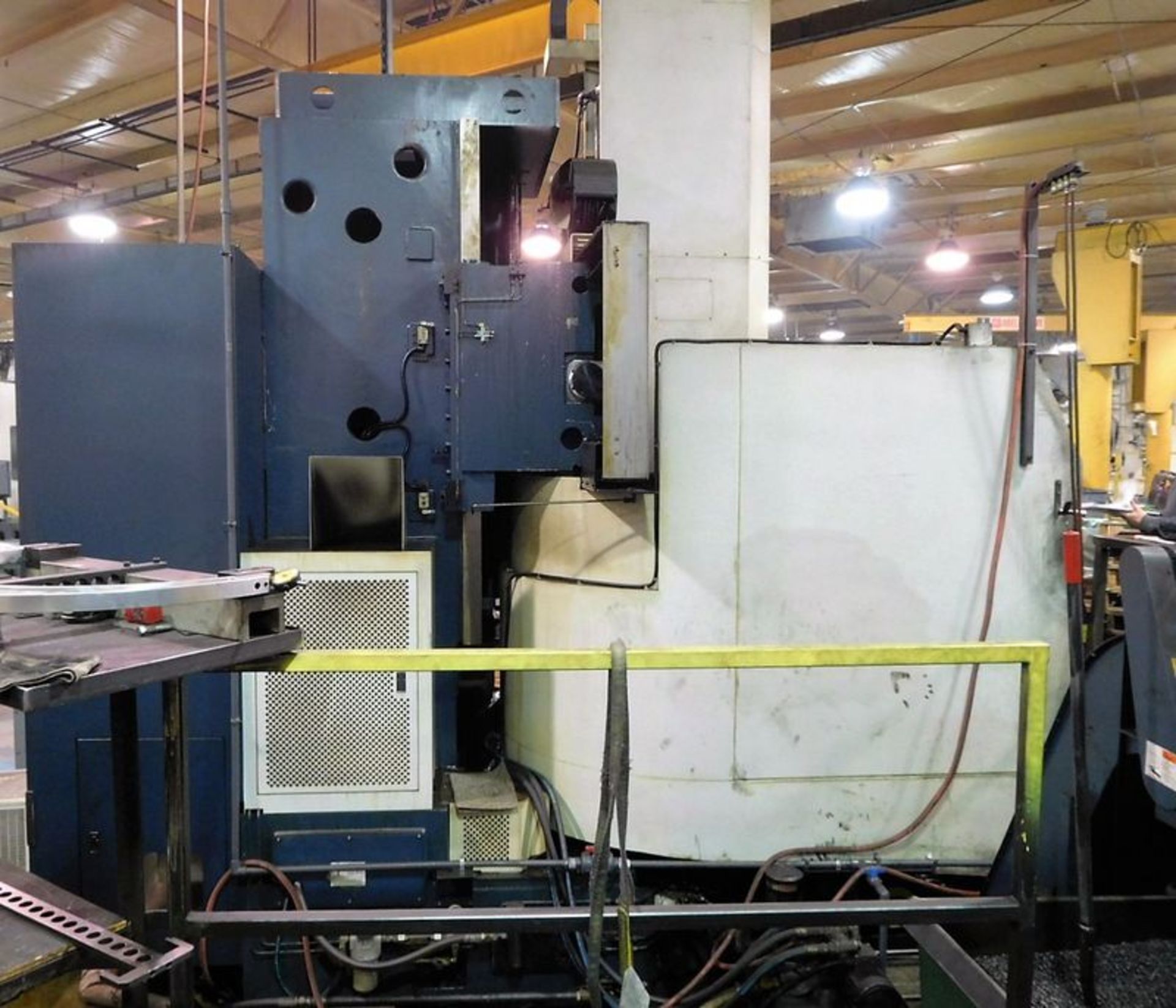 49" YOU JI MODEL YV-1200ATC+C CNC VERTICAL BORING MILL W/C-AXIS & TOOLING, NEW 2008 - Image 7 of 11