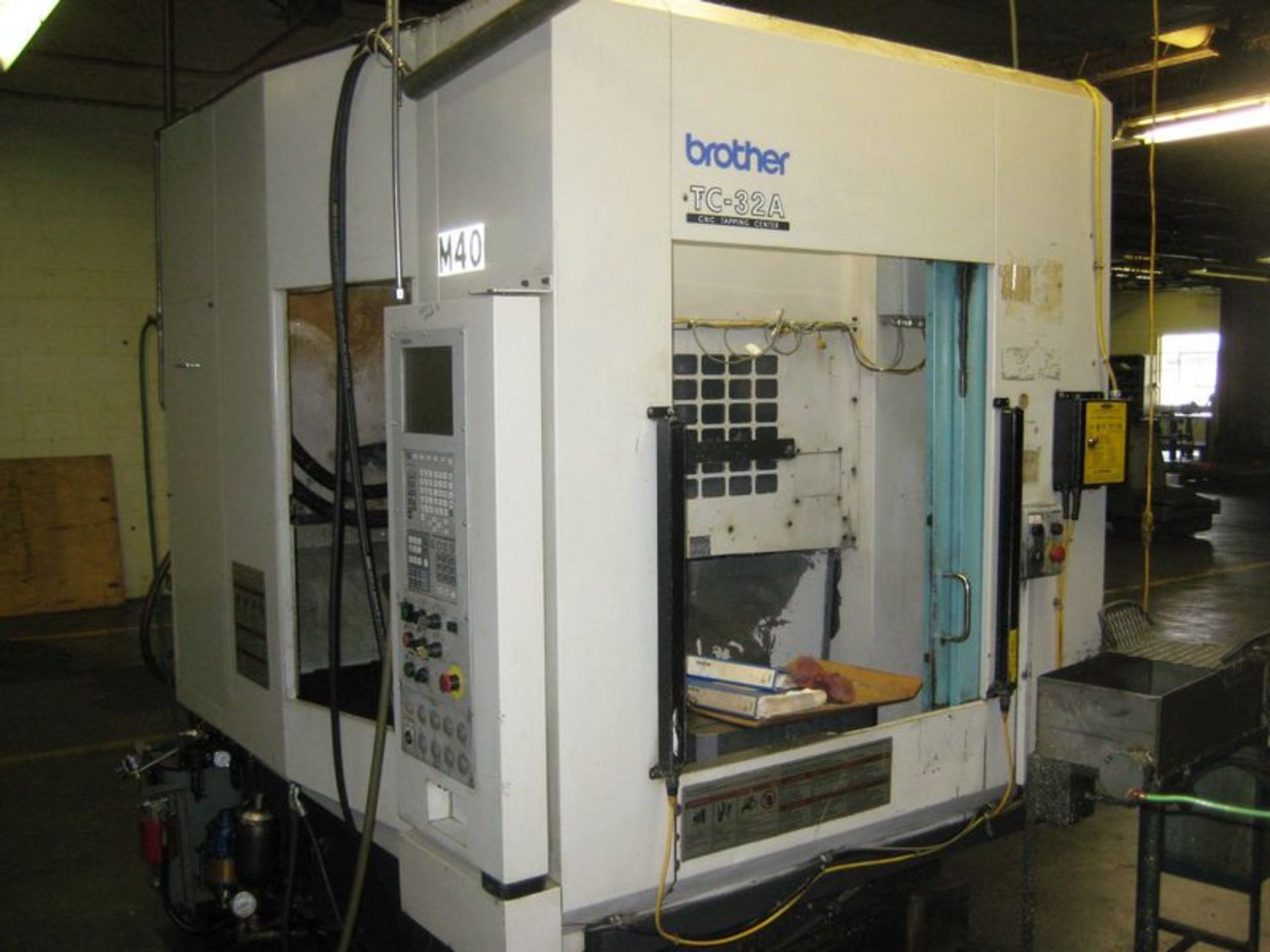 BROTHER MODEL TC32A CNC DRILL/TAP CENTER WITH PALLET CHANGER, S/N 111470, NEW 2000 General