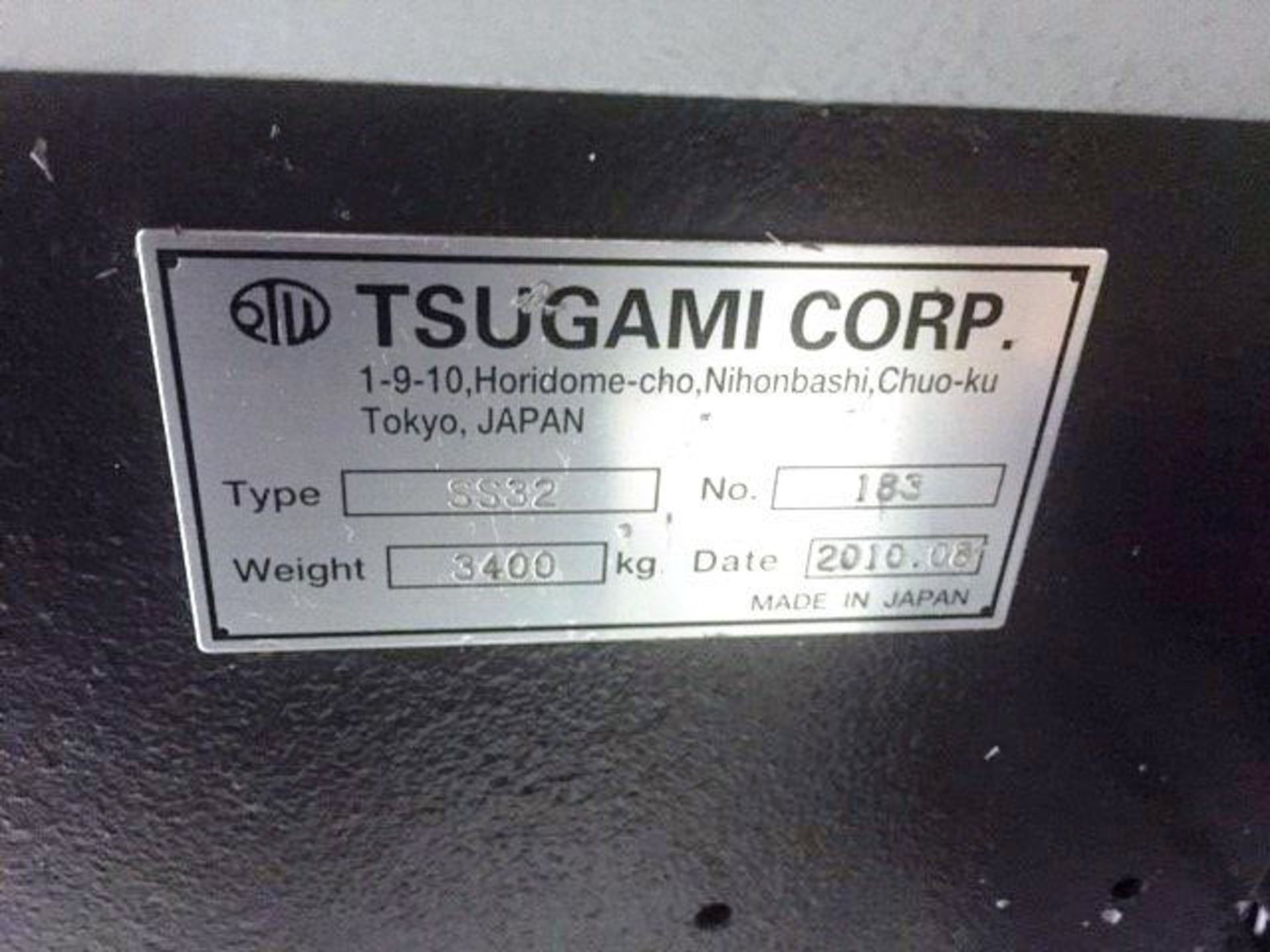32MM TSUGAMI SS32 SUPER SWISSTURN SLIDING HEADSTOCK CNC AUTOMATIC LATHE, S/N 183, NEW 2010 Working - Image 11 of 15