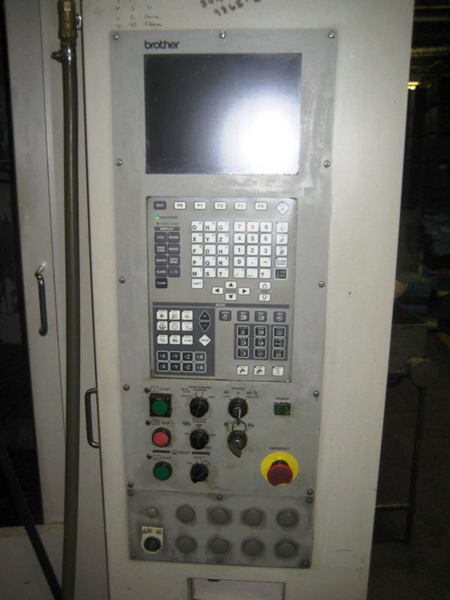 BROTHER MODEL TC32A CNC DRILL/TAP CENTER WITH PALLET CHANGER, S/N 111470, NEW 2000 General - Image 2 of 14