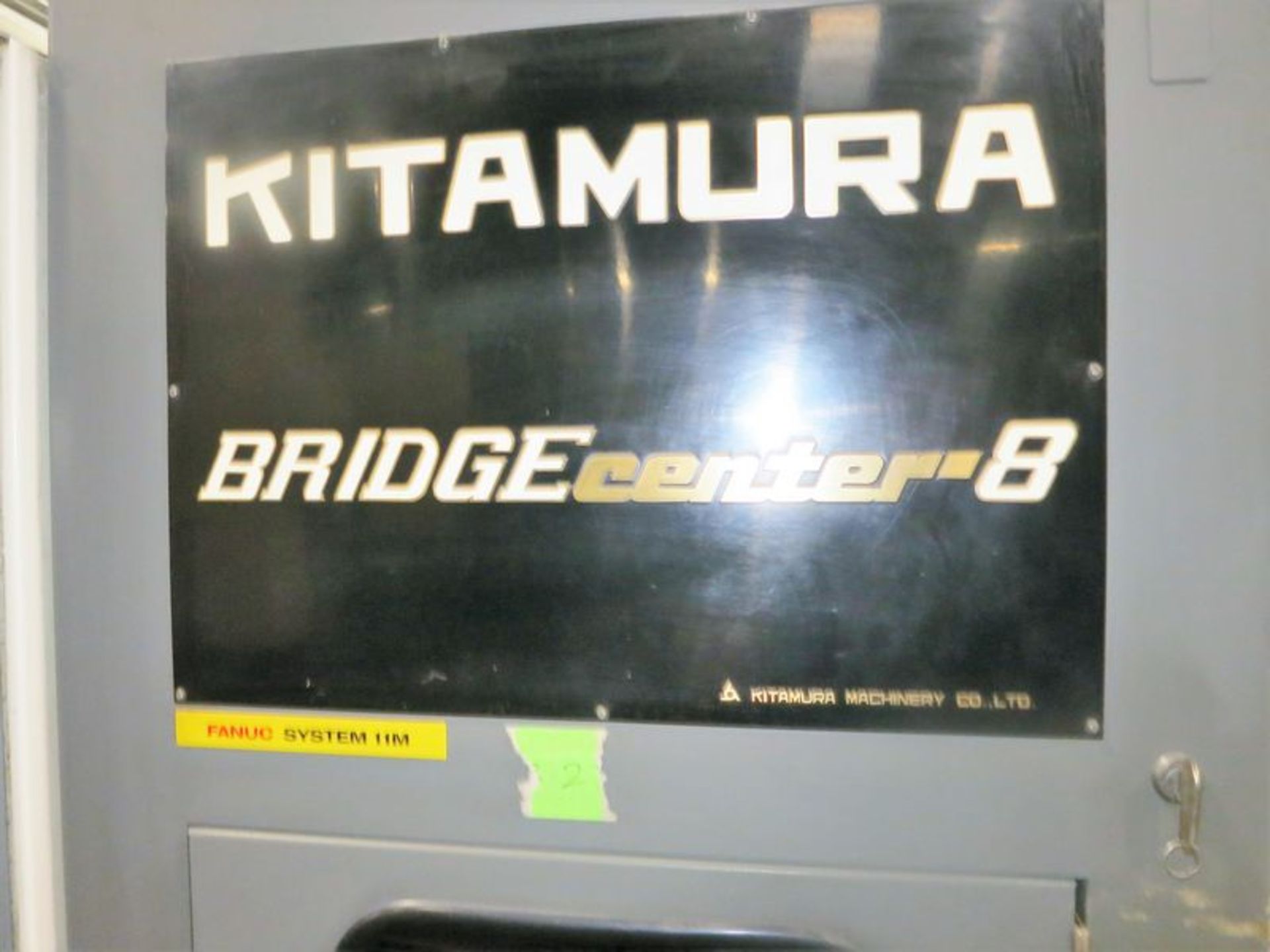 KITAMURA BRIDGECENTER-8 DOUBLE COLUMN BRIDGE TYPE 3-AXIS CNC VERTICAL MACHINING CENTER, S/N 55026, - Image 16 of 16