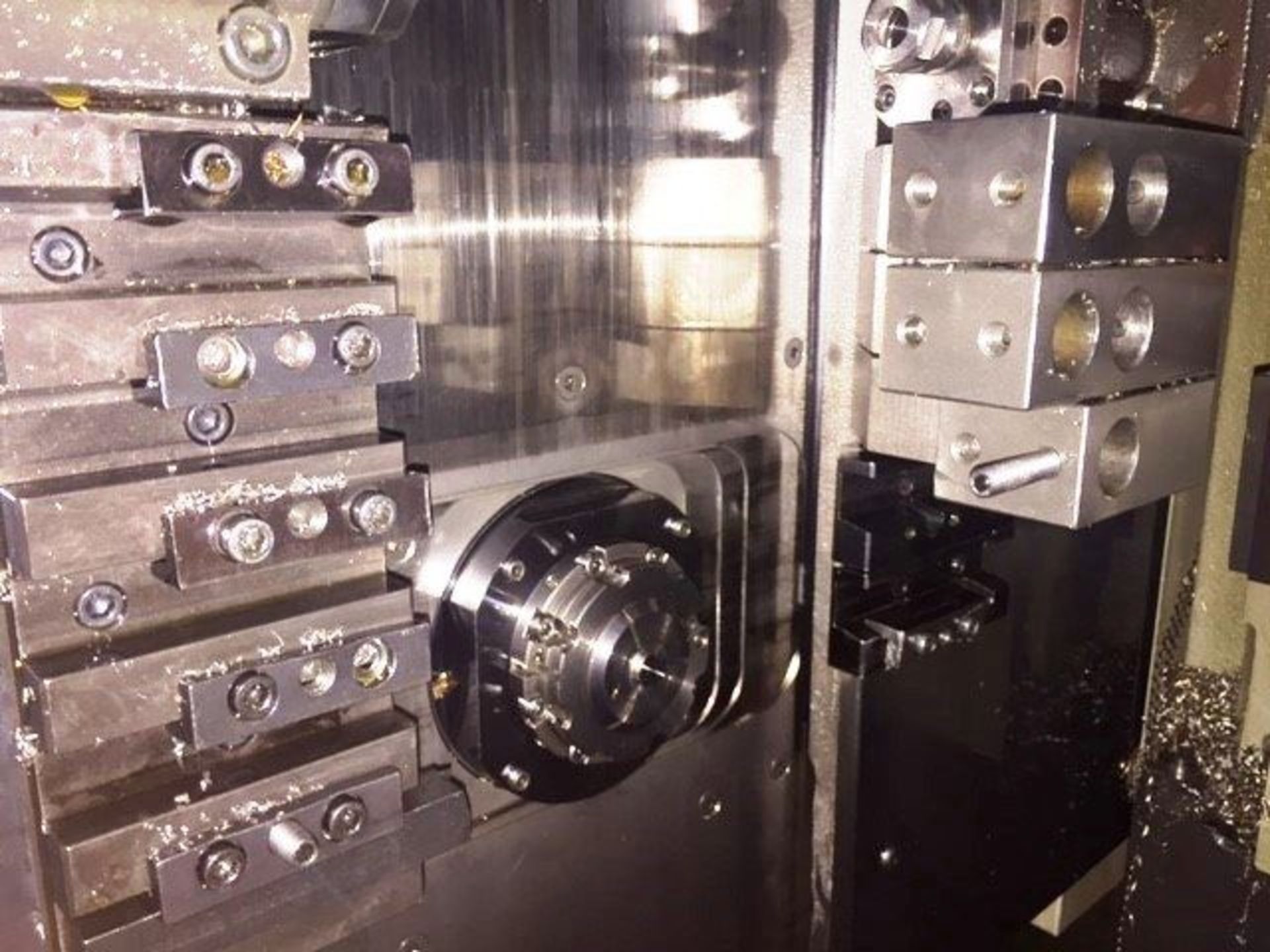 32MM TSUGAMI SS32 SUPER SWISSTURN SLIDING HEADSTOCK CNC AUTOMATIC LATHE, S/N 183, NEW 2010 Working - Image 5 of 15