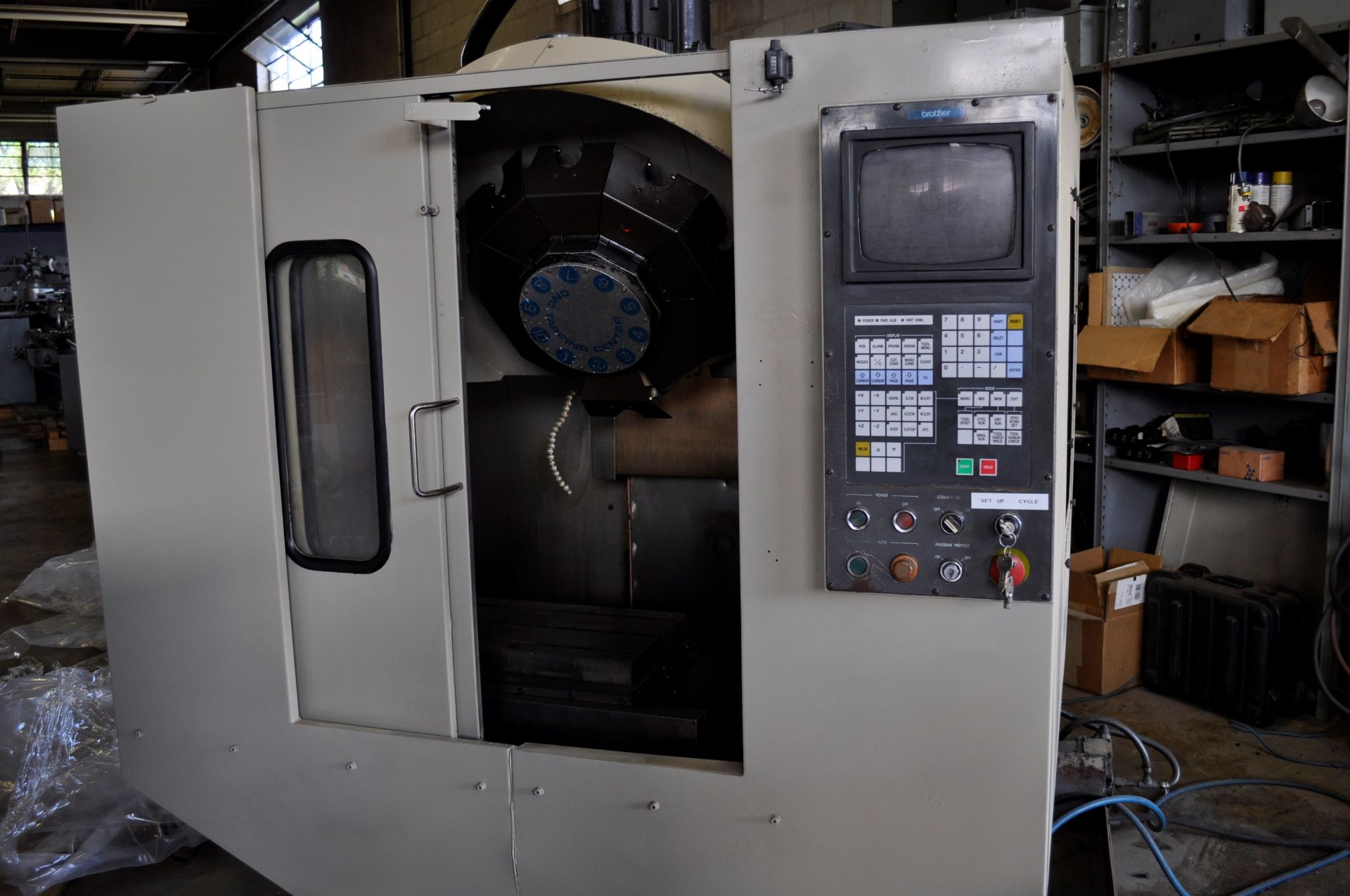 Brother TC-225 CNC Drill & Tapping Center, S/N 112374