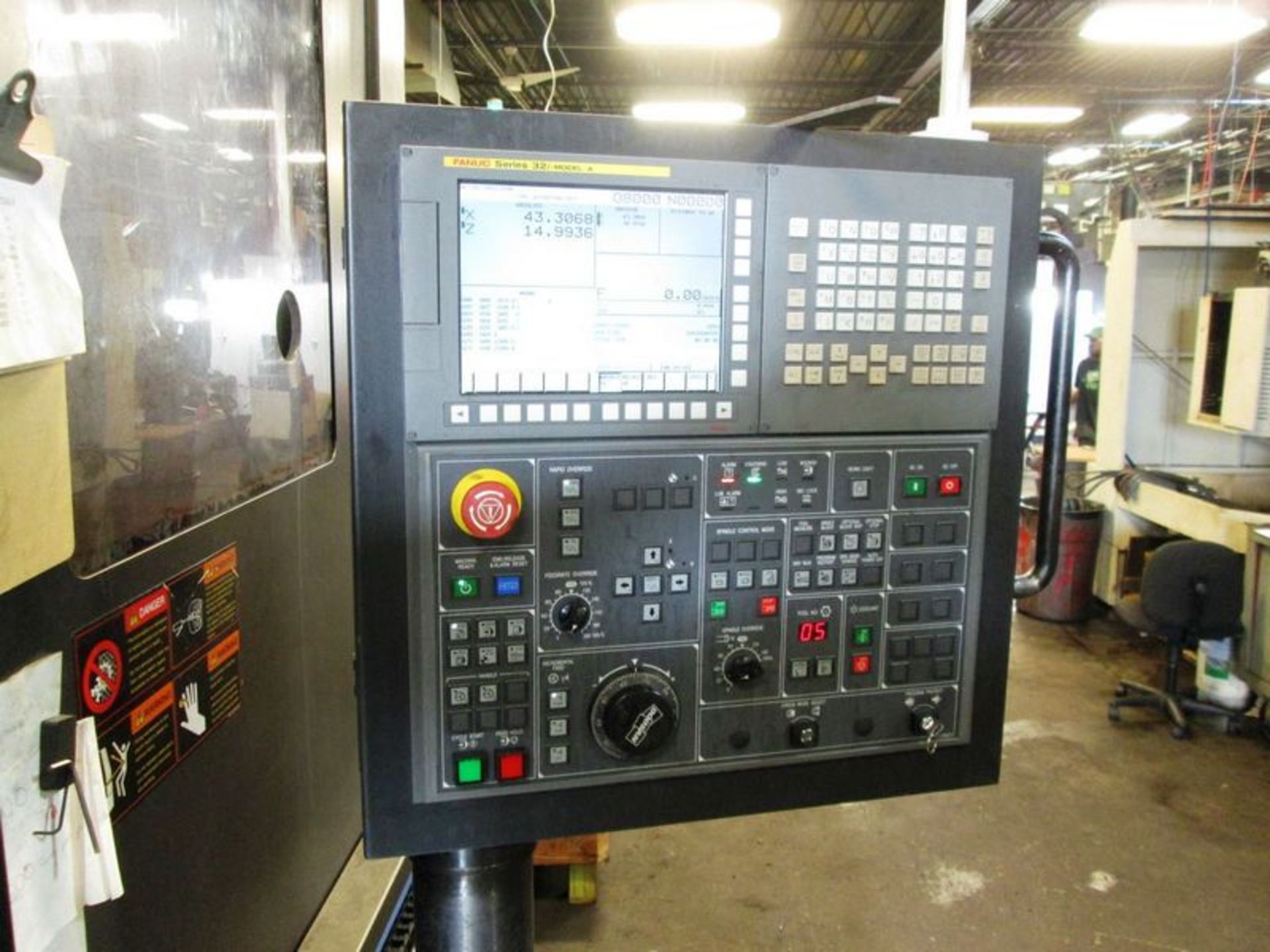 40" DOOSAN VT1100 2-AXIS CNC VERTICAL TURNING CENTER LATHE, NEW 2011 - Image 2 of 8