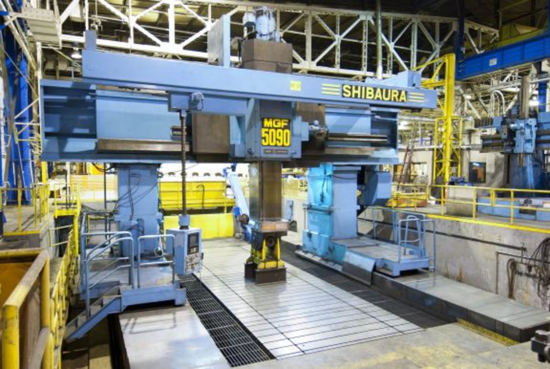 TOSHIBA-SHIBAURA MFG-5090 5-AXIS CNC GANTRY TYPE VERTICAL MILLING & BORING MACHINE, 354.33 '' X-AXIS - Image 2 of 4