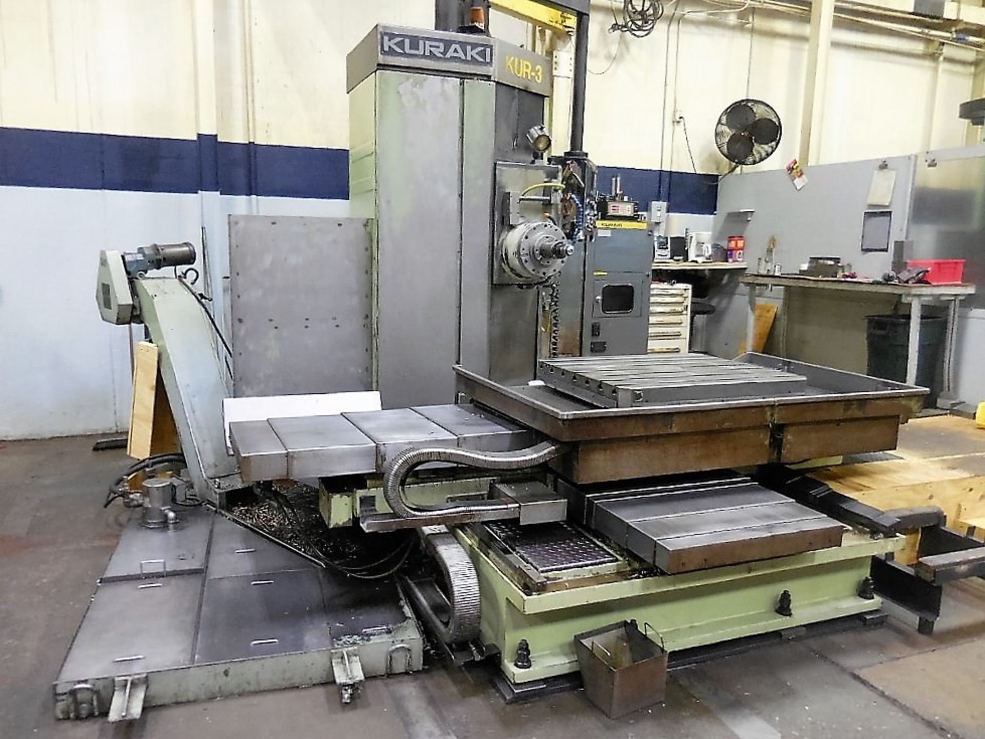 KURAKI KBT-10WDX 4″ CNC TABLE TYPE HORIZONTAL BORING MILL - Image 2 of 8