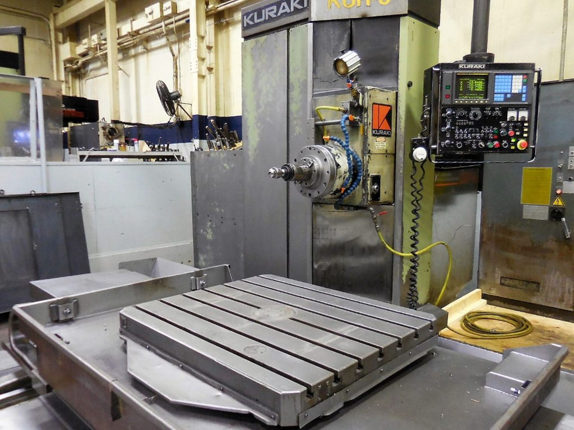 KURAKI KBT-10WDX 4″ CNC TABLE TYPE HORIZONTAL BORING MILL - Image 7 of 8