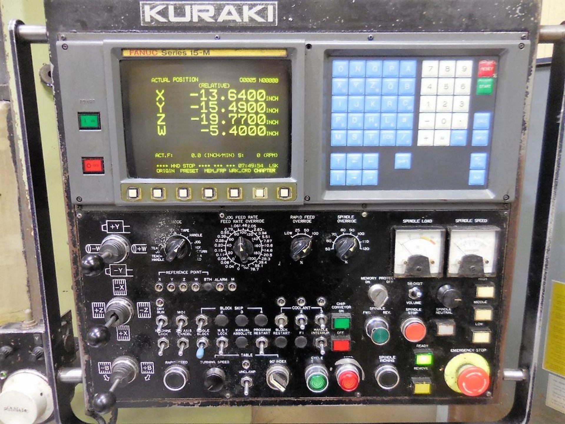 KURAKI KBT-10WDX 4″ CNC TABLE TYPE HORIZONTAL BORING MILL - Image 4 of 8