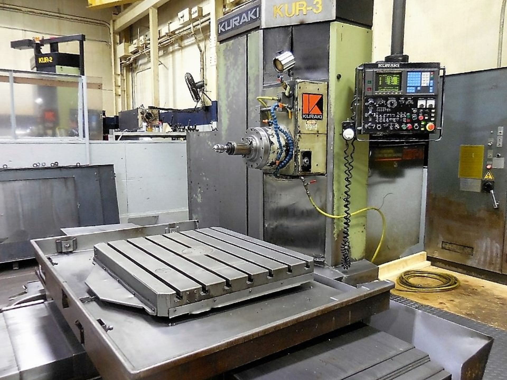 KURAKI KBT-10WDX 4″ CNC TABLE TYPE HORIZONTAL BORING MILL - Image 3 of 8