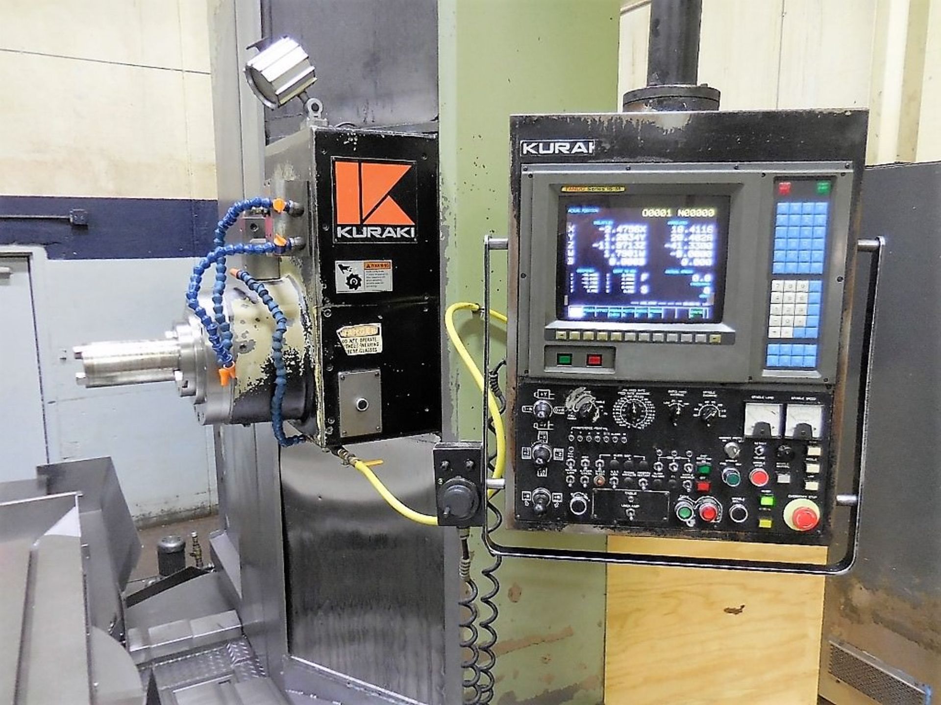 KURAKI KBT-11WDX 4.33″ CNC TABLE TYPE HORIZONTAL BORING MILL - Image 4 of 8