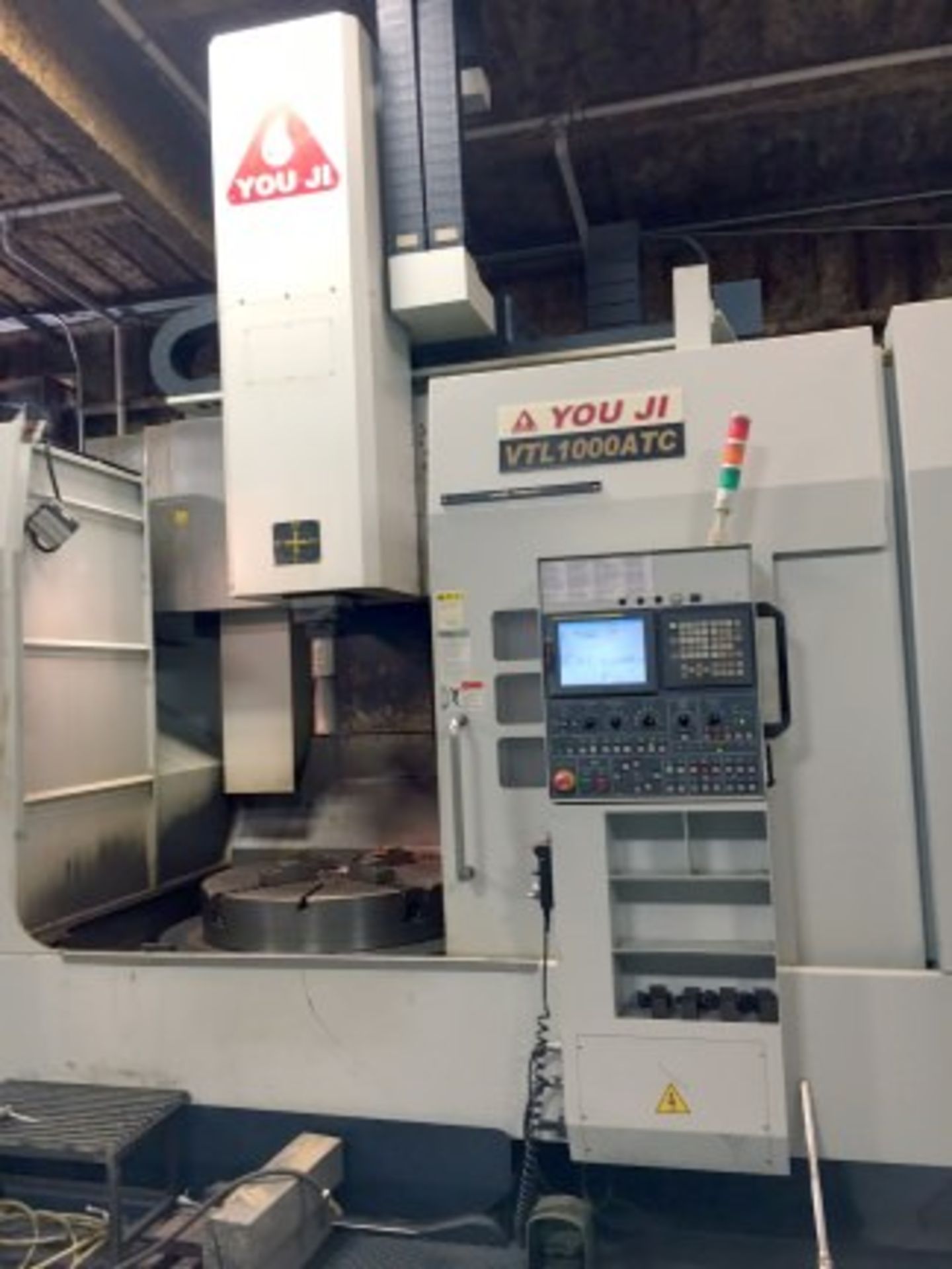 YOU-JI VTL-1000ATC, VERTICAL BORING MILL - Image 4 of 4