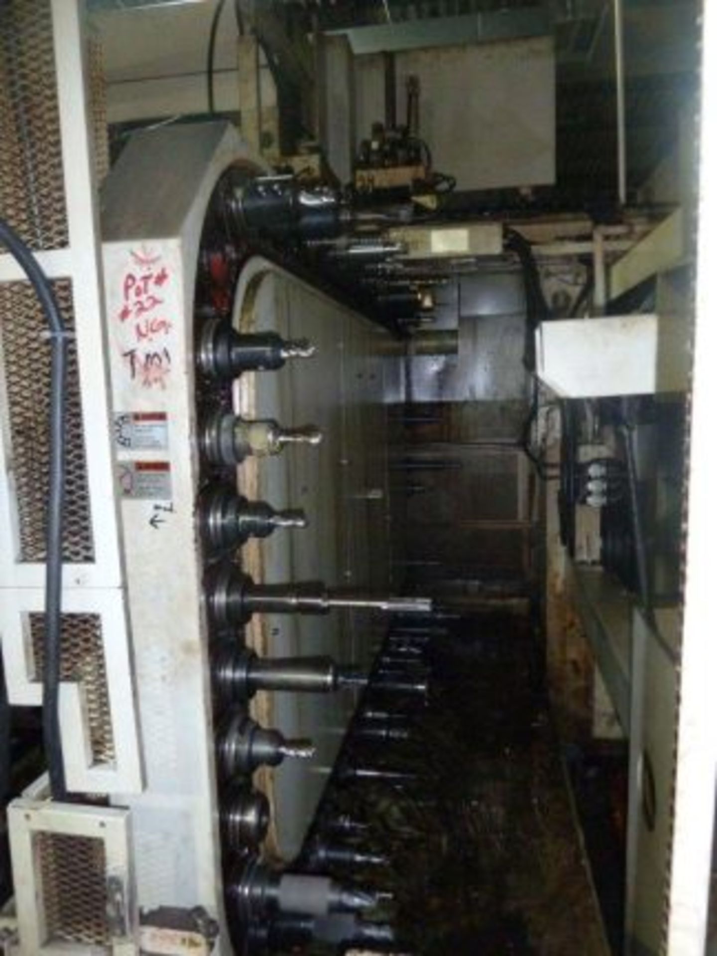 NIIGATA HN-80B 4-AXIS CNC HORIZONTAL MACHINING CENTER WITH 6-APC - Image 7 of 10