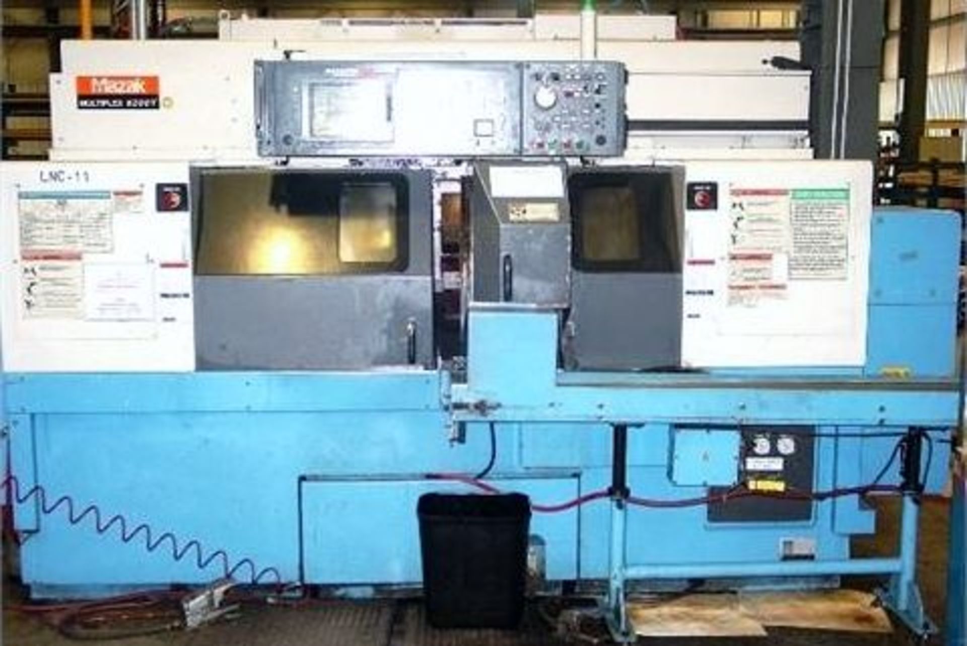 MAZAK MULTIPLEX 6200Y TWIN-SPINDLE CNC TURNING CENTER WITH LNS BAR FEED