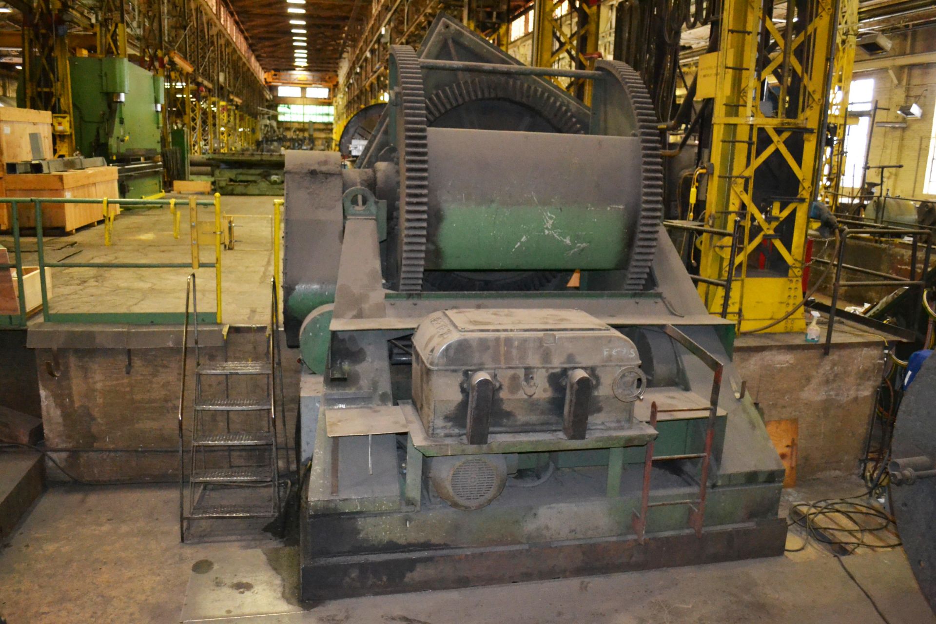 WORTHINGTON 400P 40000 LBS WELDING POSITIONER WITH 84" X 84" TABLE, VARIABLE SPEED DRIVE, TILT & - Image 4 of 4