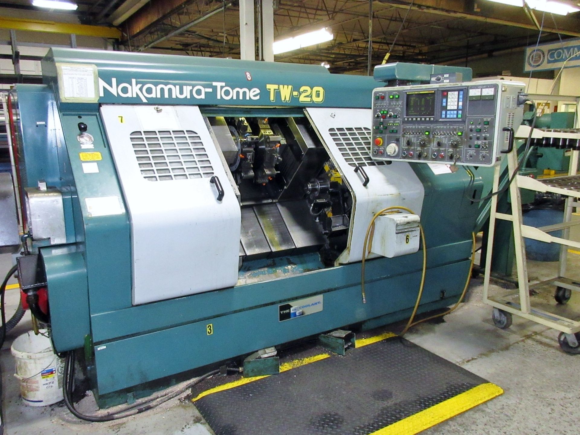 NAKAMURA TOME TW-20 6-AXIS CNC TWIN SPINDLE TURNING CENTER