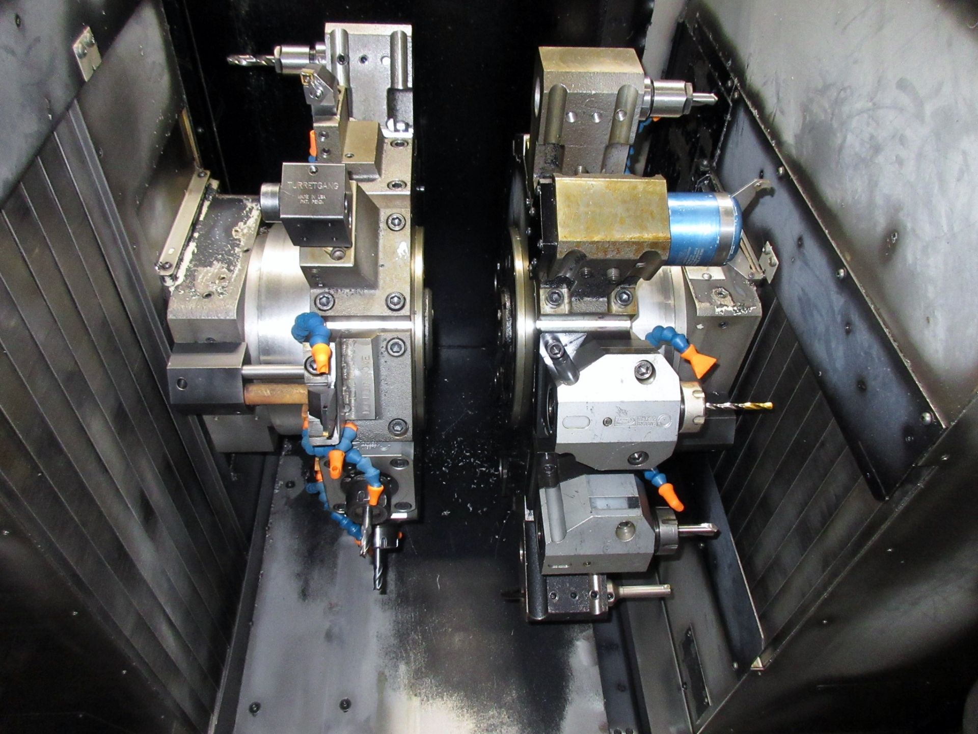 NAKAMURA TOME TW-30MM 7-AXIS CNC TWIN SPINDLE TURNING CENTER - Image 7 of 21