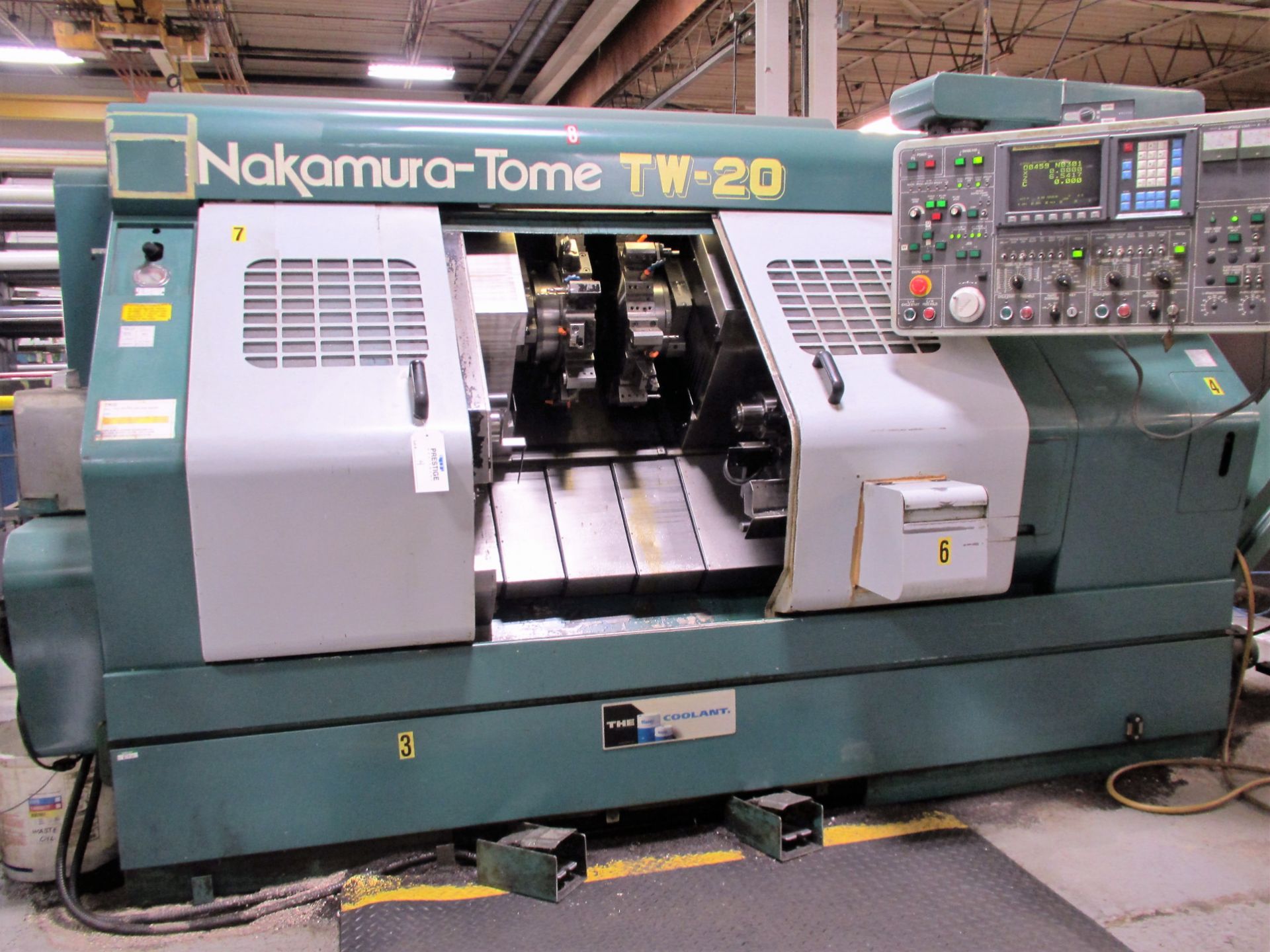 NAKAMURA TOME TW-20 6-AXIS CNC TWIN SPINDLE TURNING CENTER - Bild 2 aus 17