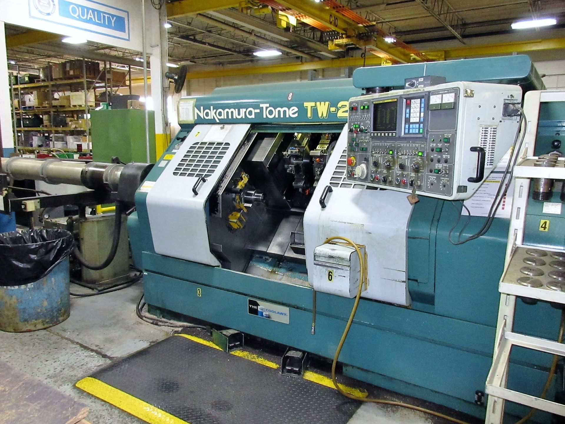 NAKAMURA TOME TW-20 6-AXIS CNC TWIN SPINDLE TURNING CENTER - Bild 3 aus 17