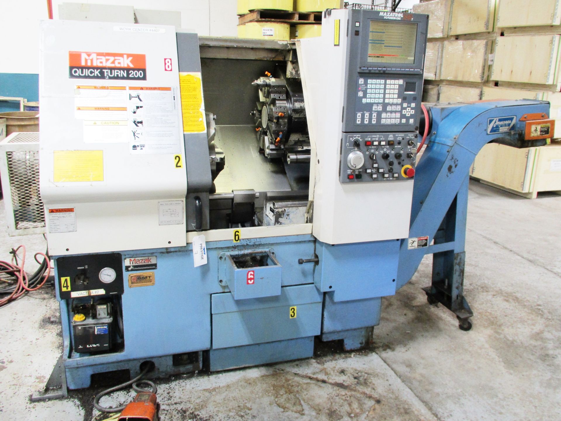 MAZAK QT-200 CNC TURNING CENTER