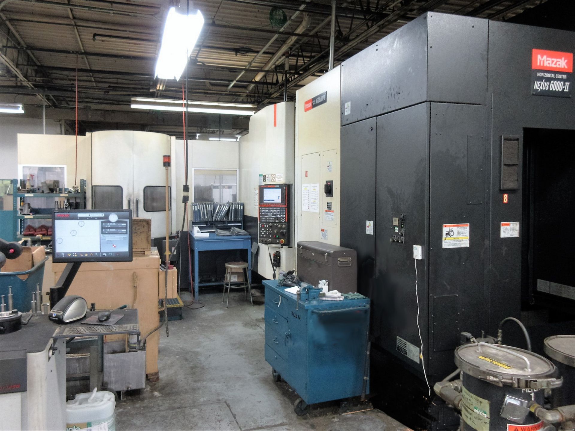 Mazak HCN-6000-II CNC Horizontal Machining Center With Palletech System - Bild 18 aus 22