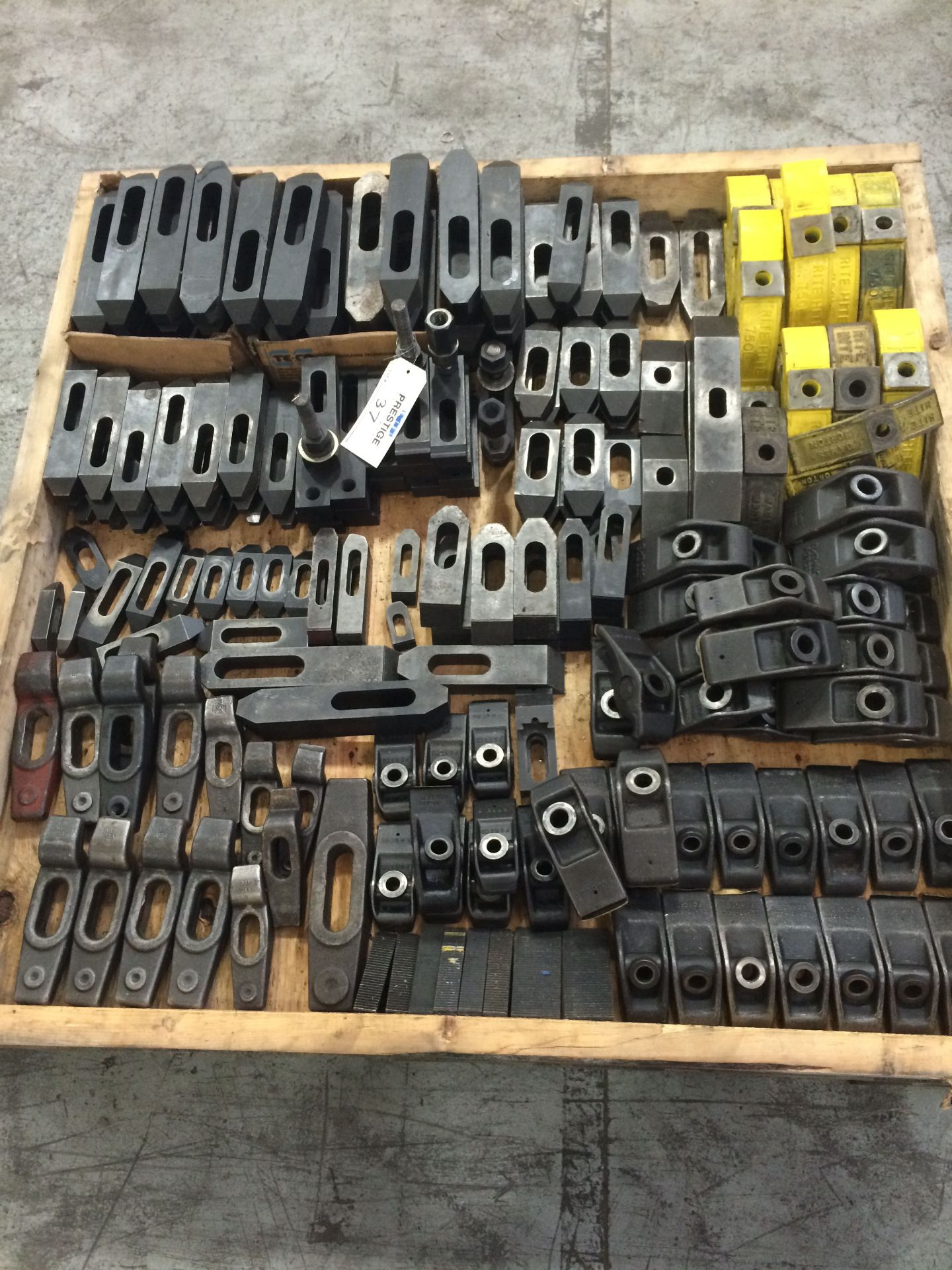 COMPLETE SKID OF HOLD DOWN TOE CLAMPS