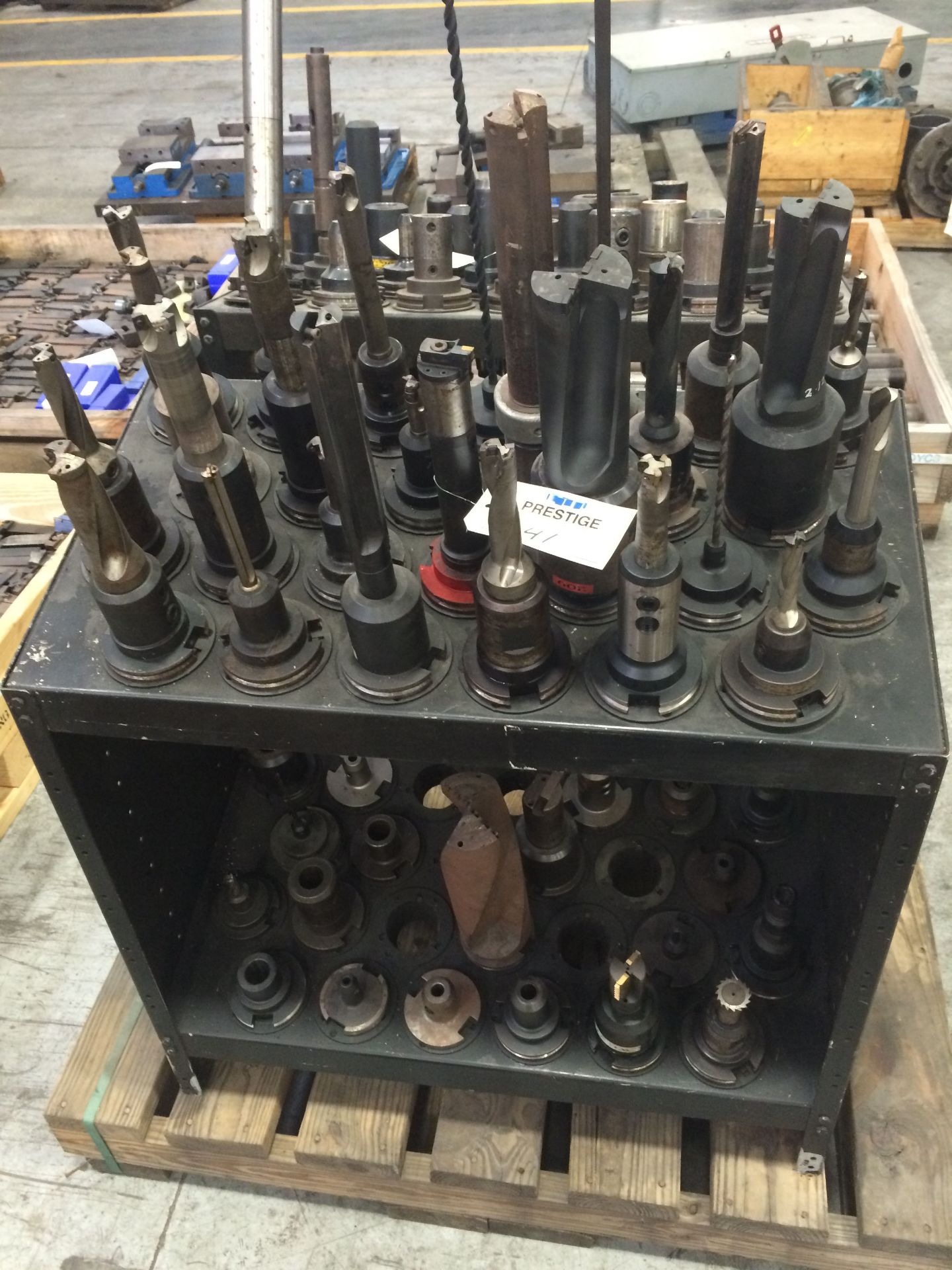 MISC. #50 TAPER TOOL HOLDERS WITH STAND