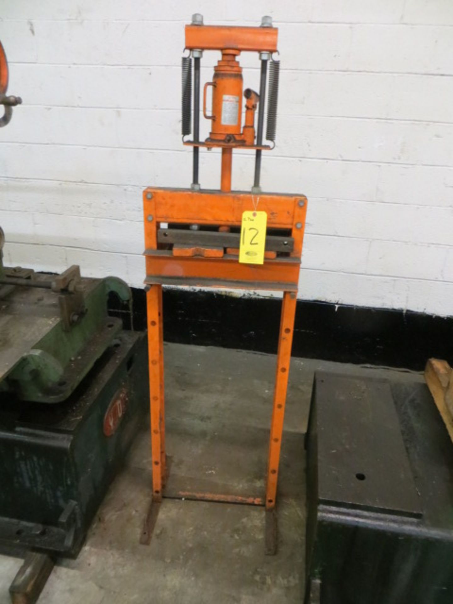 IMPORTED 12 TON HYDRAULIC SHOP PRESS