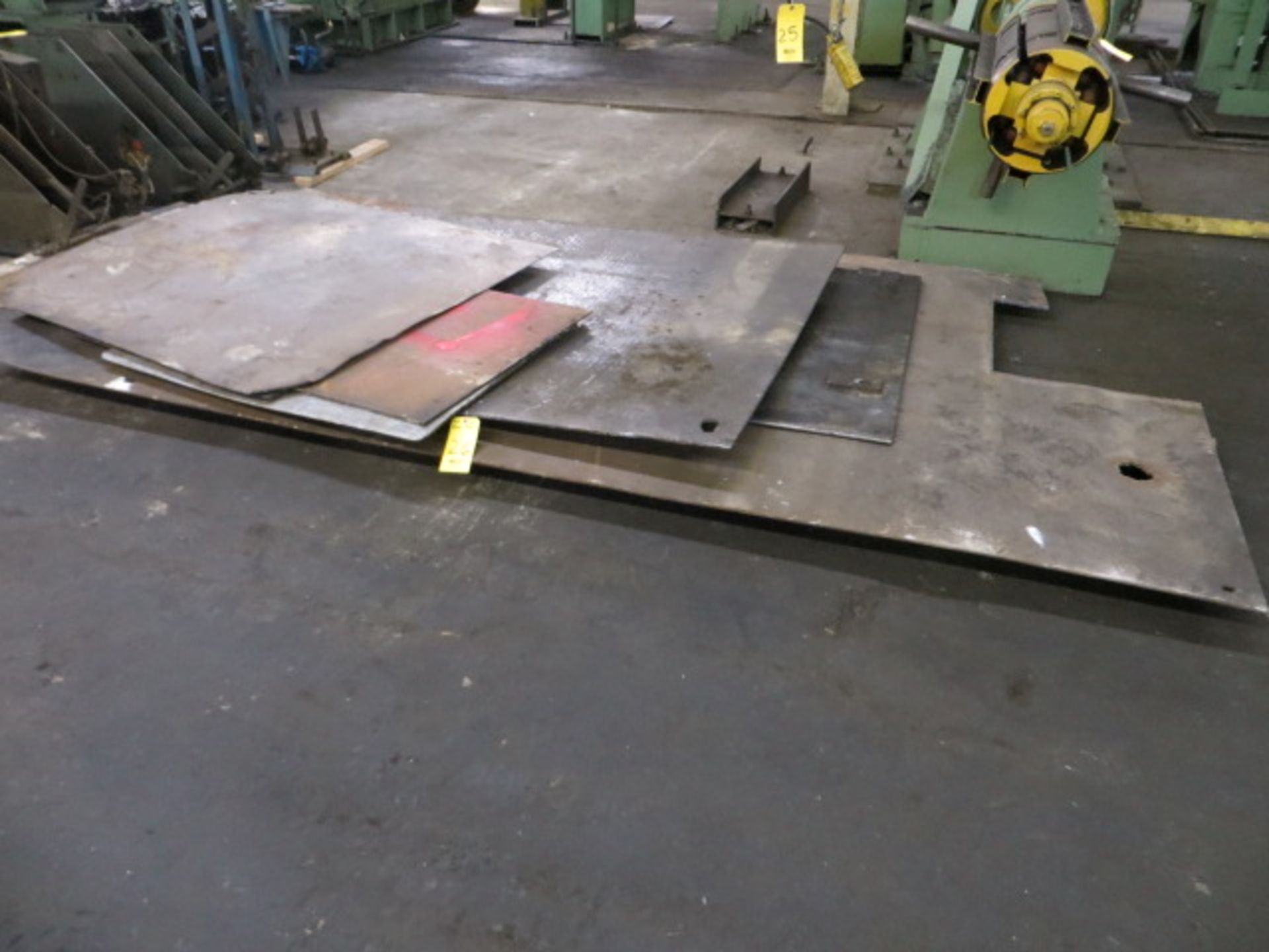 APPROXIMATELY 2700 LBS OF ASSORTED STEEL PLATES