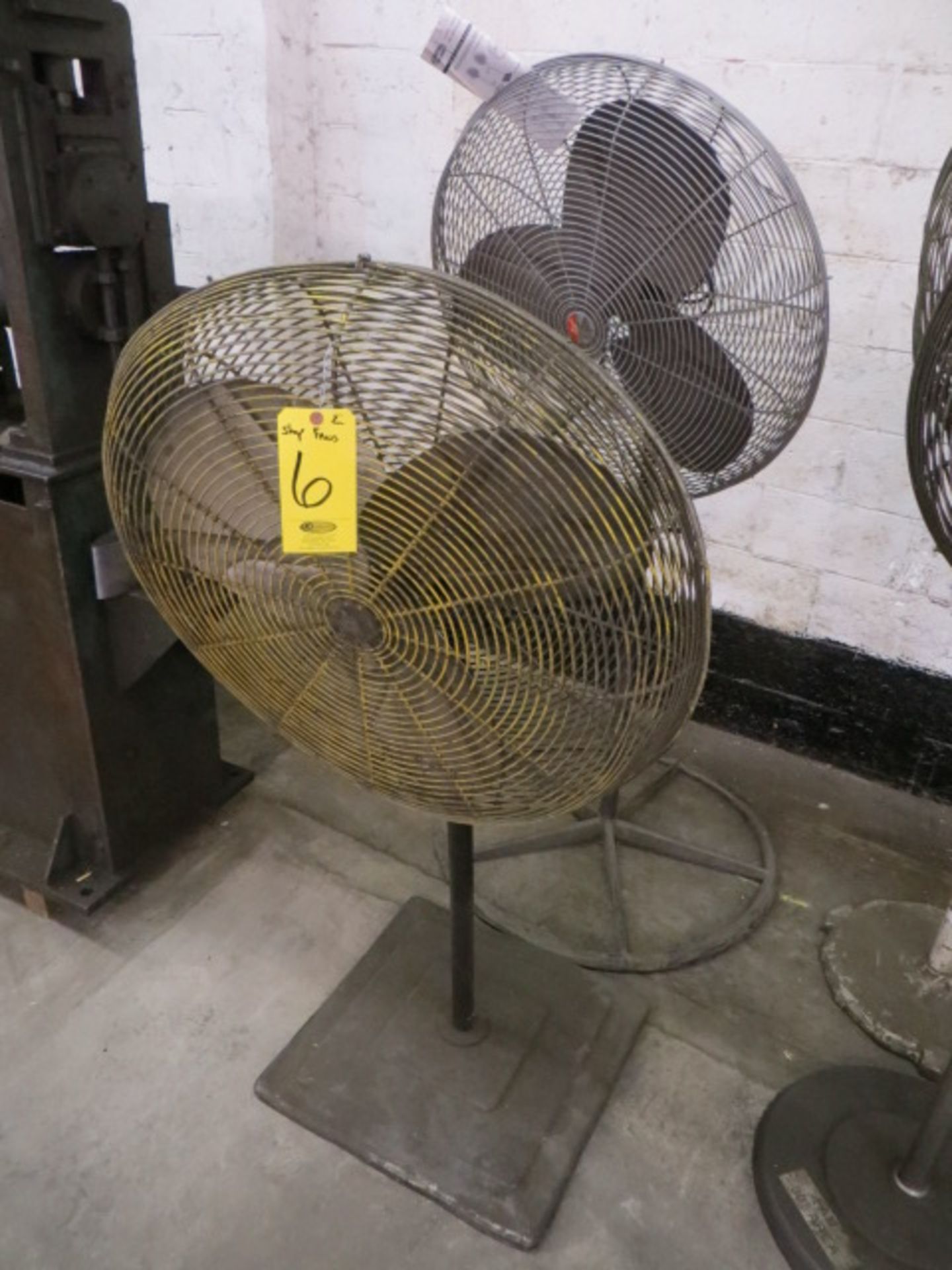 (2) 36" PEDESTAL FANS