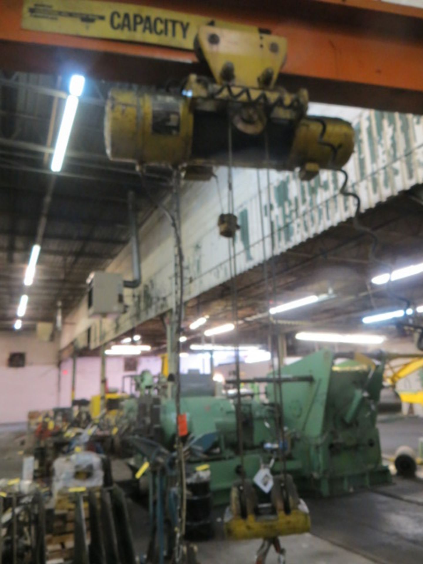 COLUMN 1 TON JIB CRANE W/2 TON TRAVELING HOIST & 14' JIB - Image 2 of 3