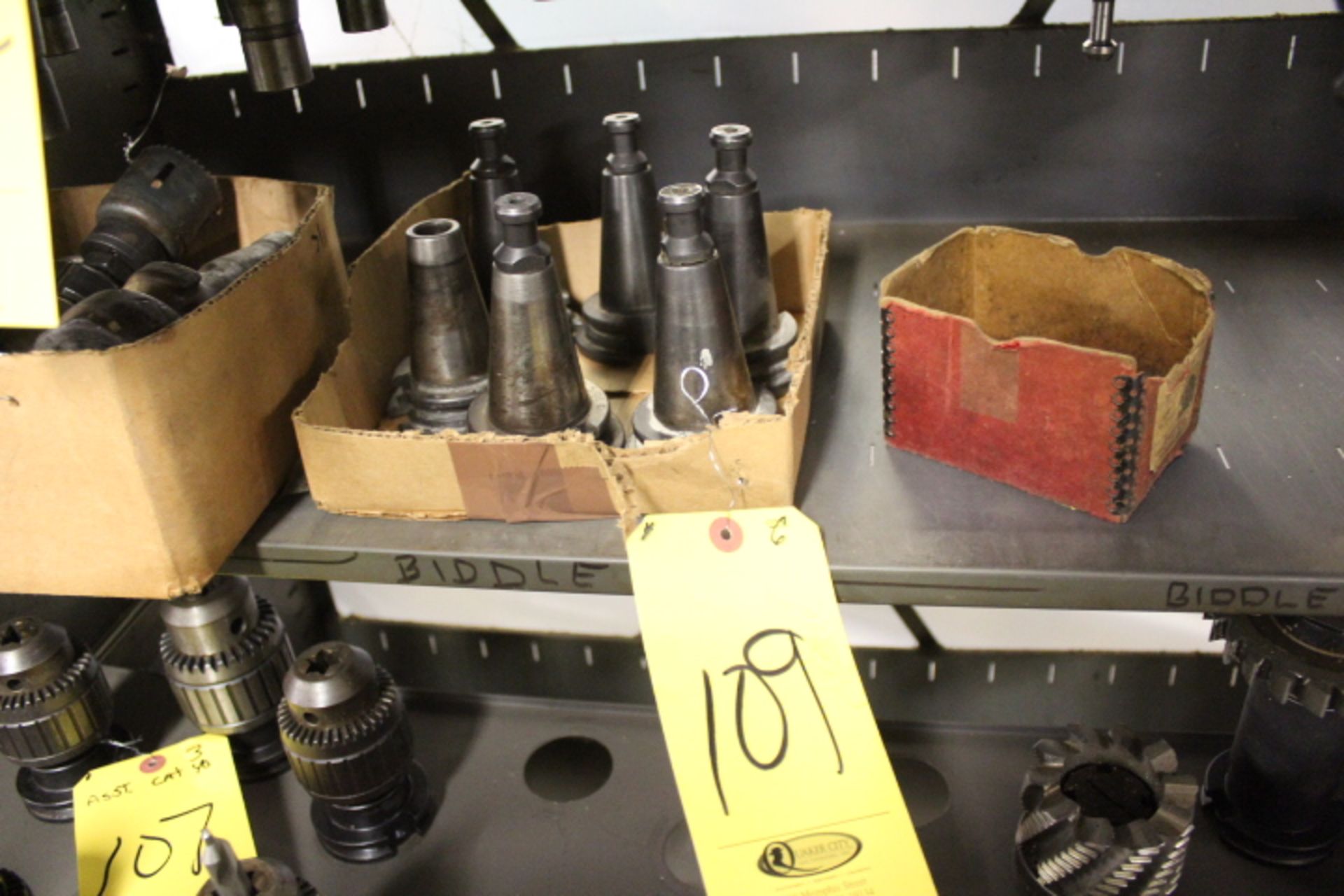 (6) CAT 40 TOOL HOLDERS