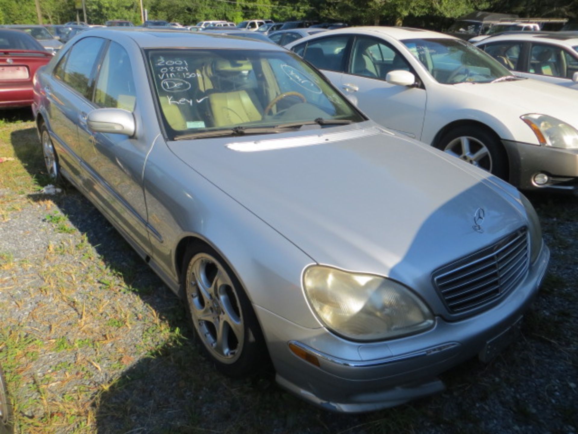 2001 Mercedes Benz S500-JUNK 150000 MILES,VIN WDBNG75J11A180224, SOLD WITH GOOD TRANSFERABLE TITLE