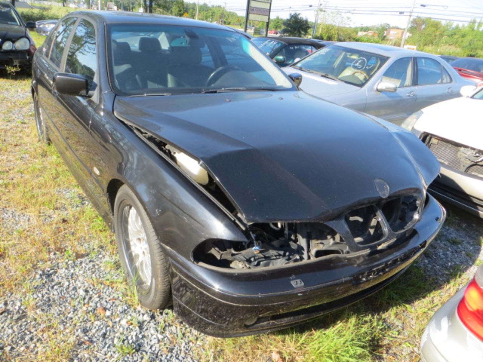 2001 BMW 530i-FRONT END DAMAGE UKNOWN MILES,VIN WBADT63451CF09656, VEHICLE BEING SOLD WITH SALVAGE T