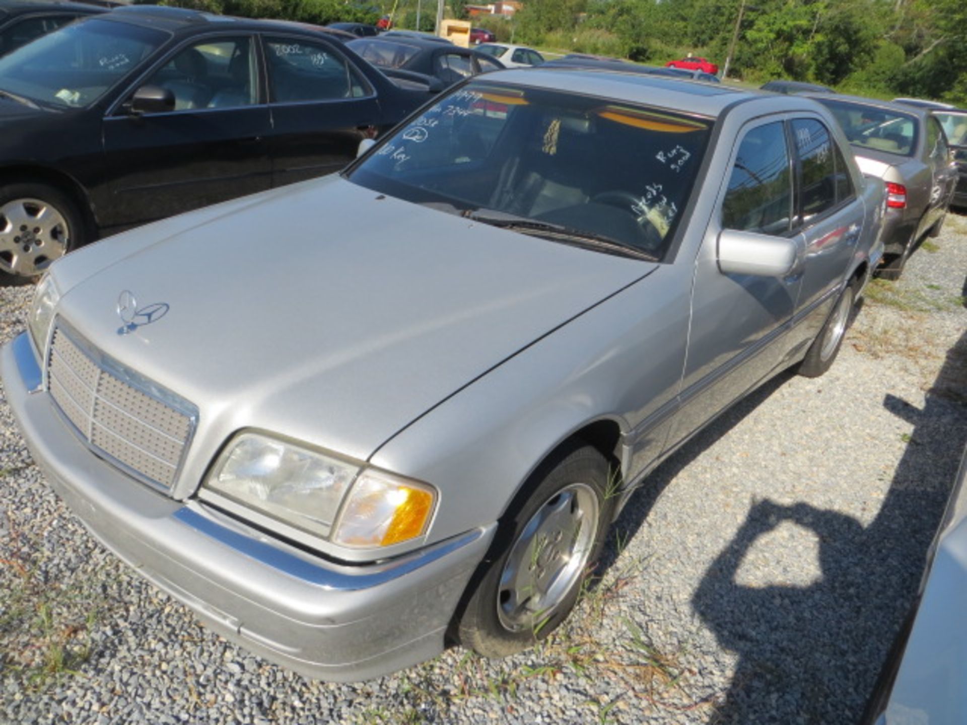 1999 Mercedes Benz C28-238000 MILES,VIN WDBHA29G5XA797344, SOLD WITH GOOD TRANSFERABLE TITLE, NO KEY - Image 2 of 3