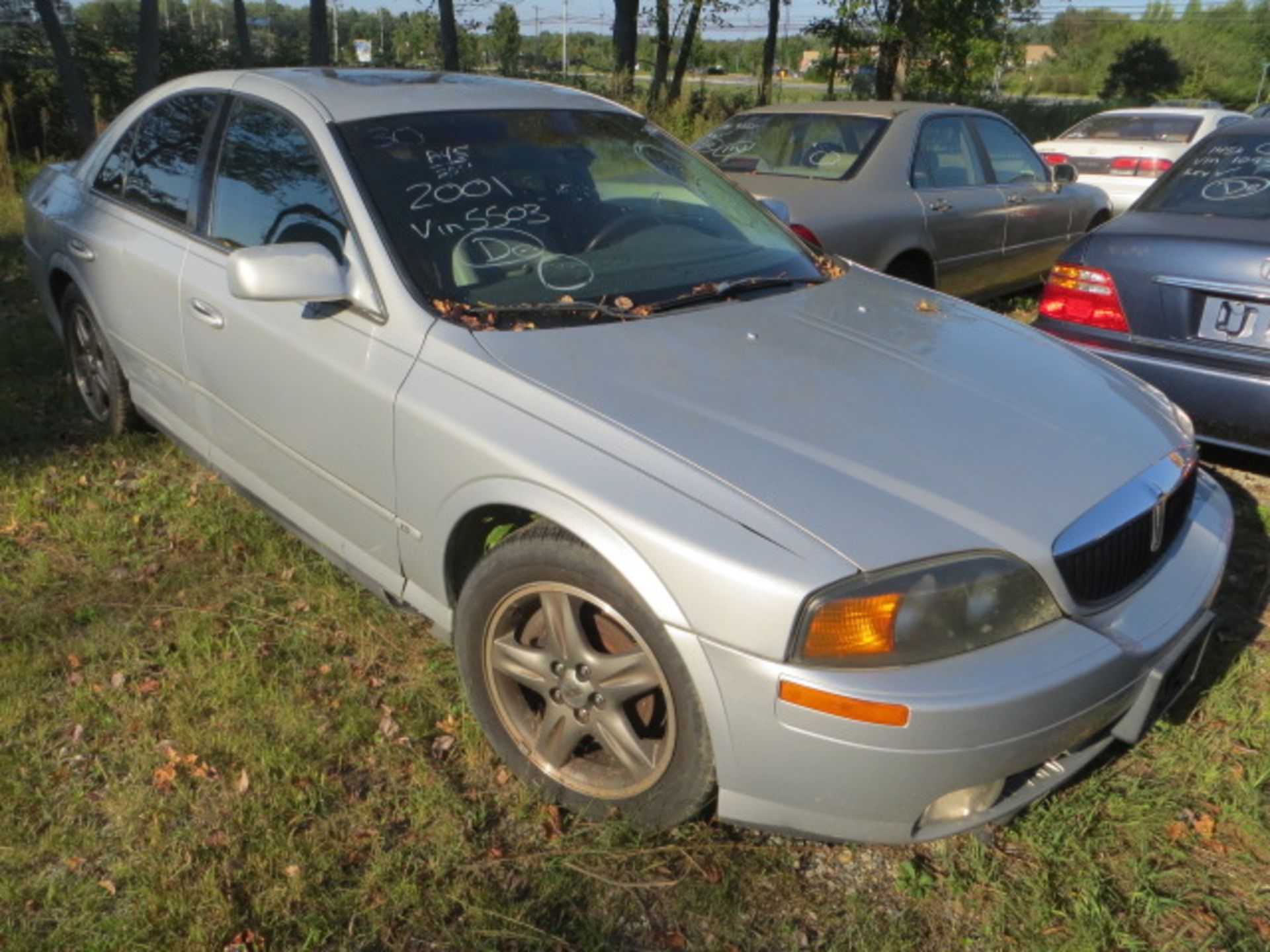 2001 Lincoln LS V8-BODY DAMAGE PASSENGER SIDE UKNOWN MILES,VIN 1LNHM87AX1Y605503, SOLD WITH