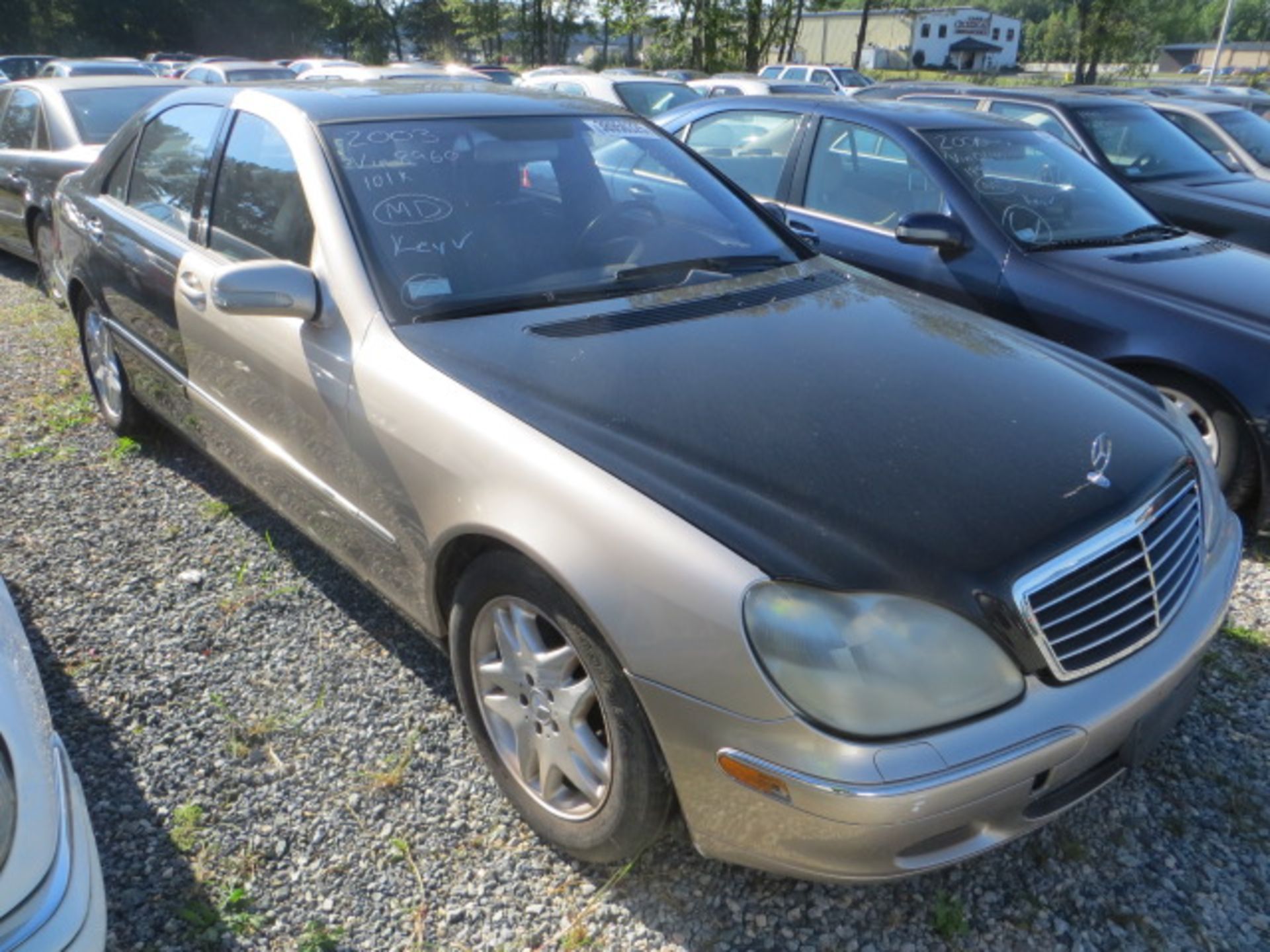 2003 Mercedes Benz S430 101000 MILES,VIN WDBNG70J53A348960, VEHICLE BEING SOLD WITH SALVAGE TITLE