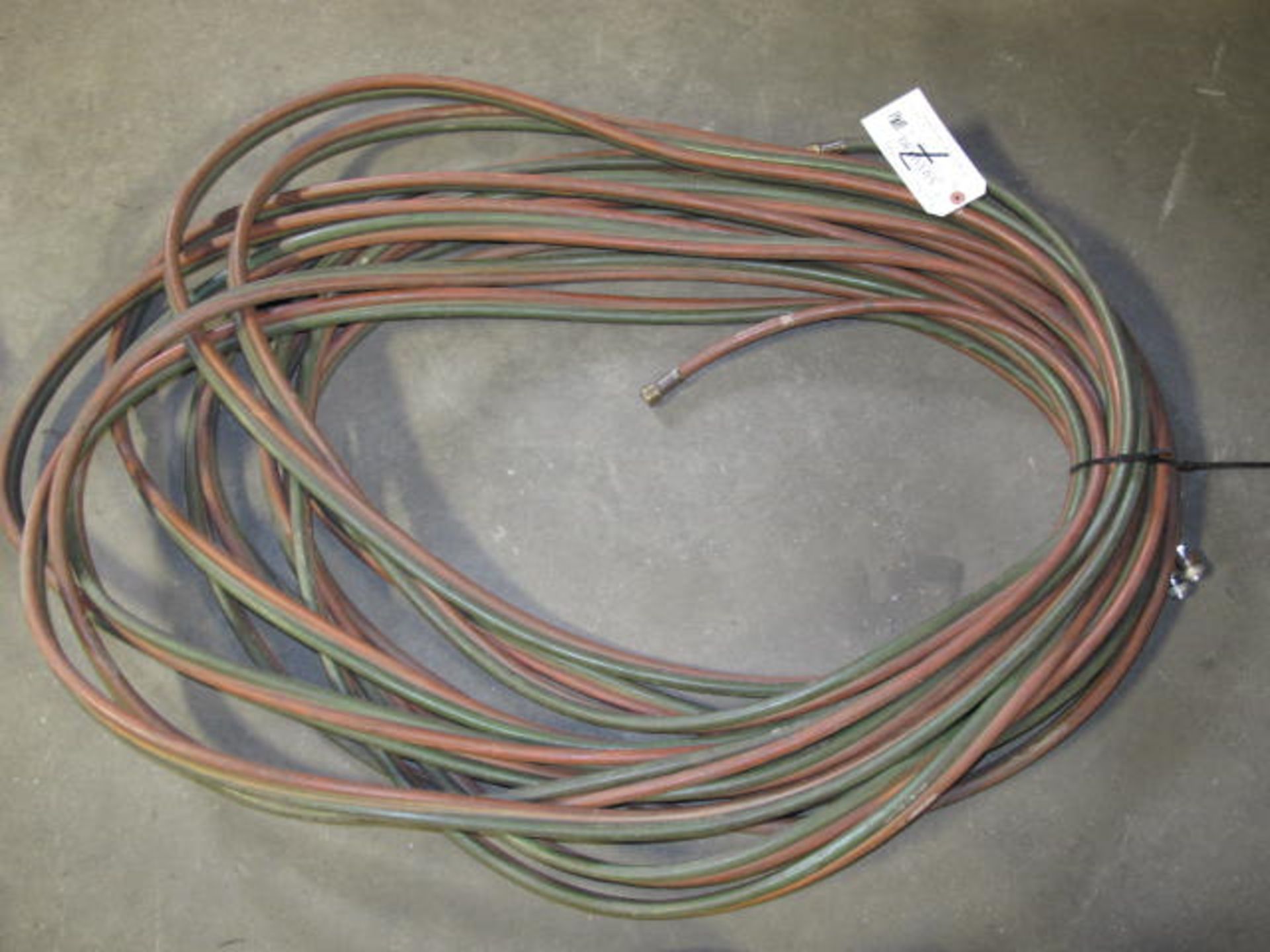 Lot (2 x 25') Oxyacetylene Hoses