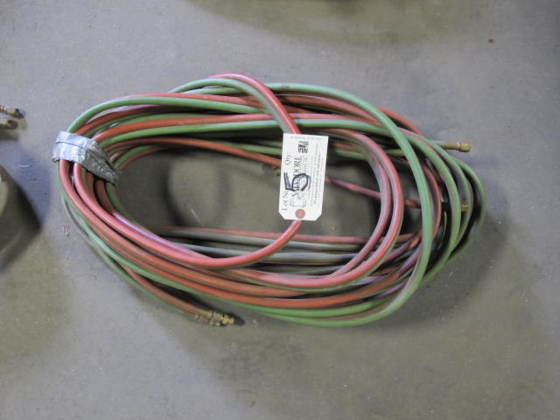 Lot (2 x 25') Oxyacetylene Hoses