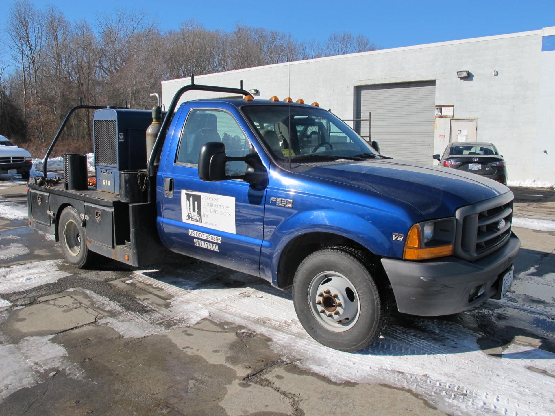 1999 Ford F350 Super Duty Diesel V8 Pick Up Truck Outfitted as Stand Alone Welding Rig. VIN: